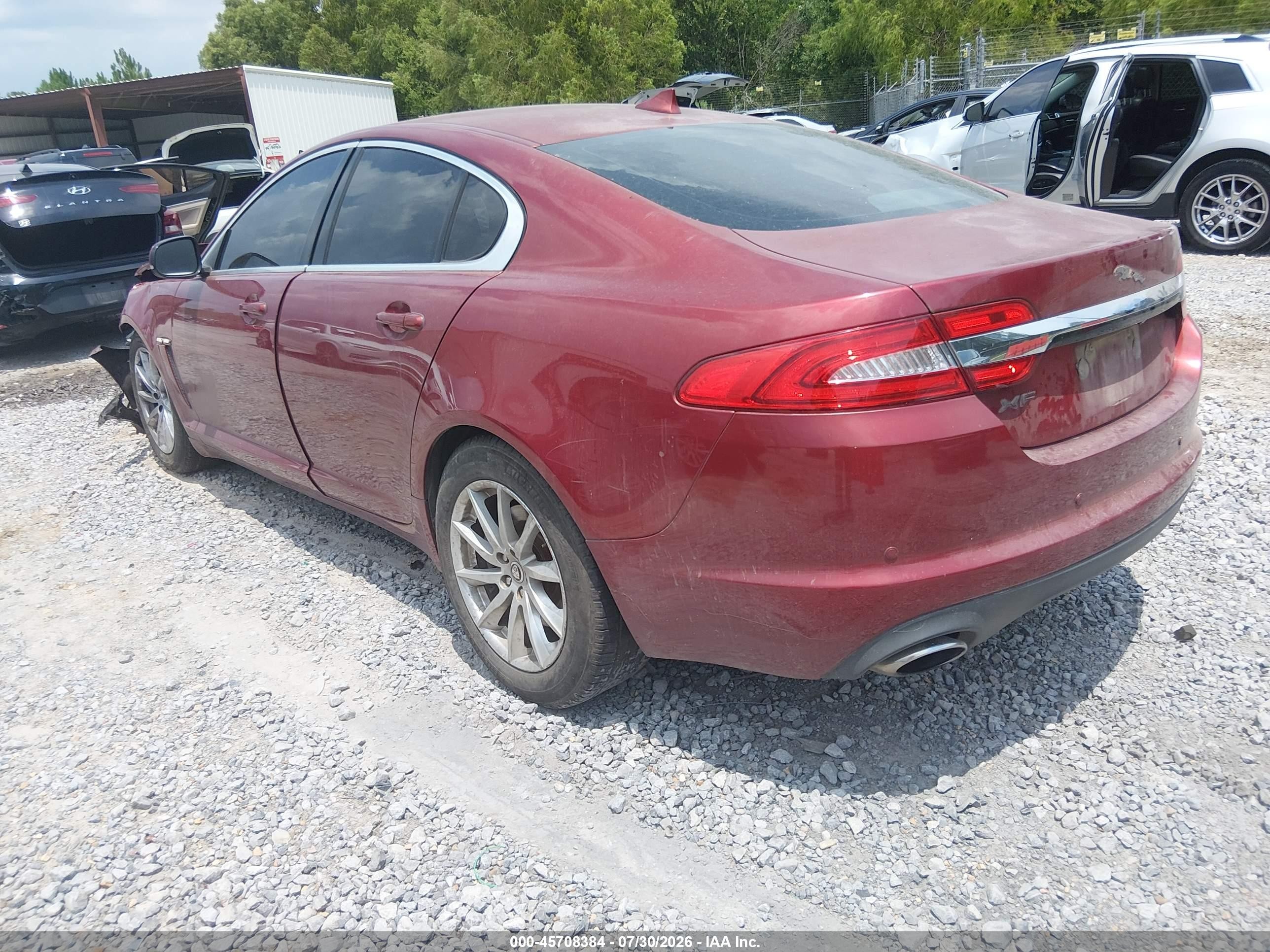 2013 Jaguar Xf I4 T Красный vin: SAJWA0ES4DPU08730