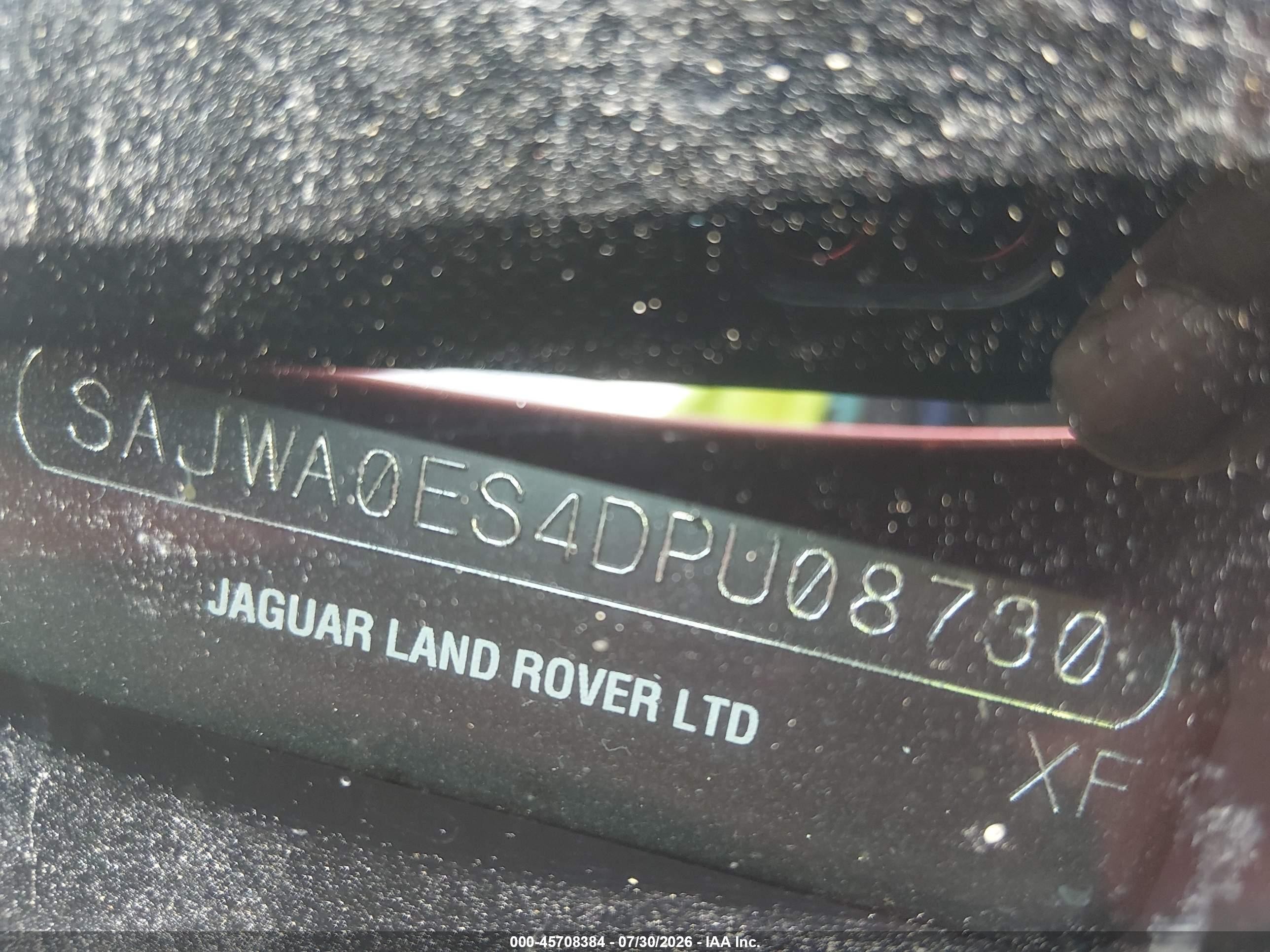 2013 Jaguar Xf I4 T Красный vin: SAJWA0ES4DPU08730
