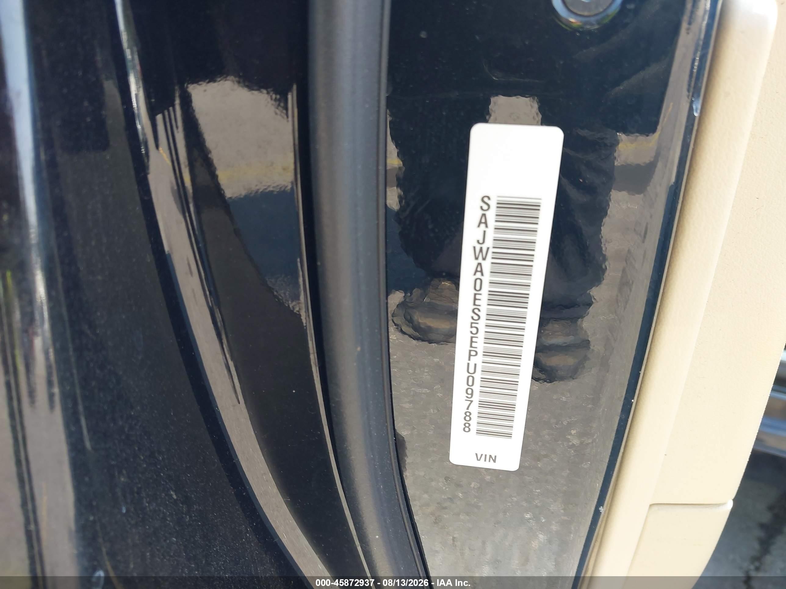 2014 Jaguar Xf I4 T Black vin: SAJWA0ES5EPU09788