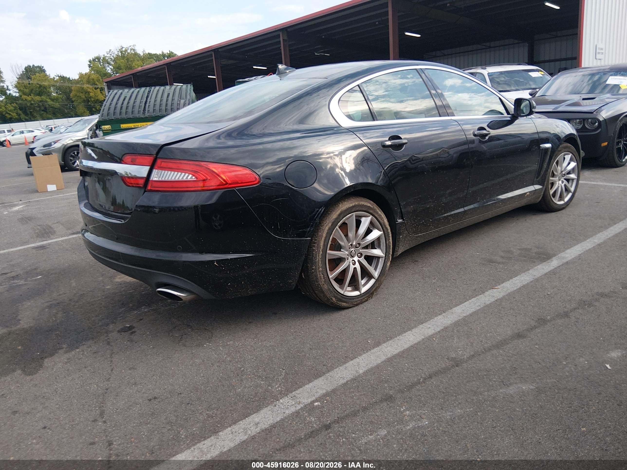 2013 Jaguar Xf I4 T Black vin: SAJWA0ES9DPU07167