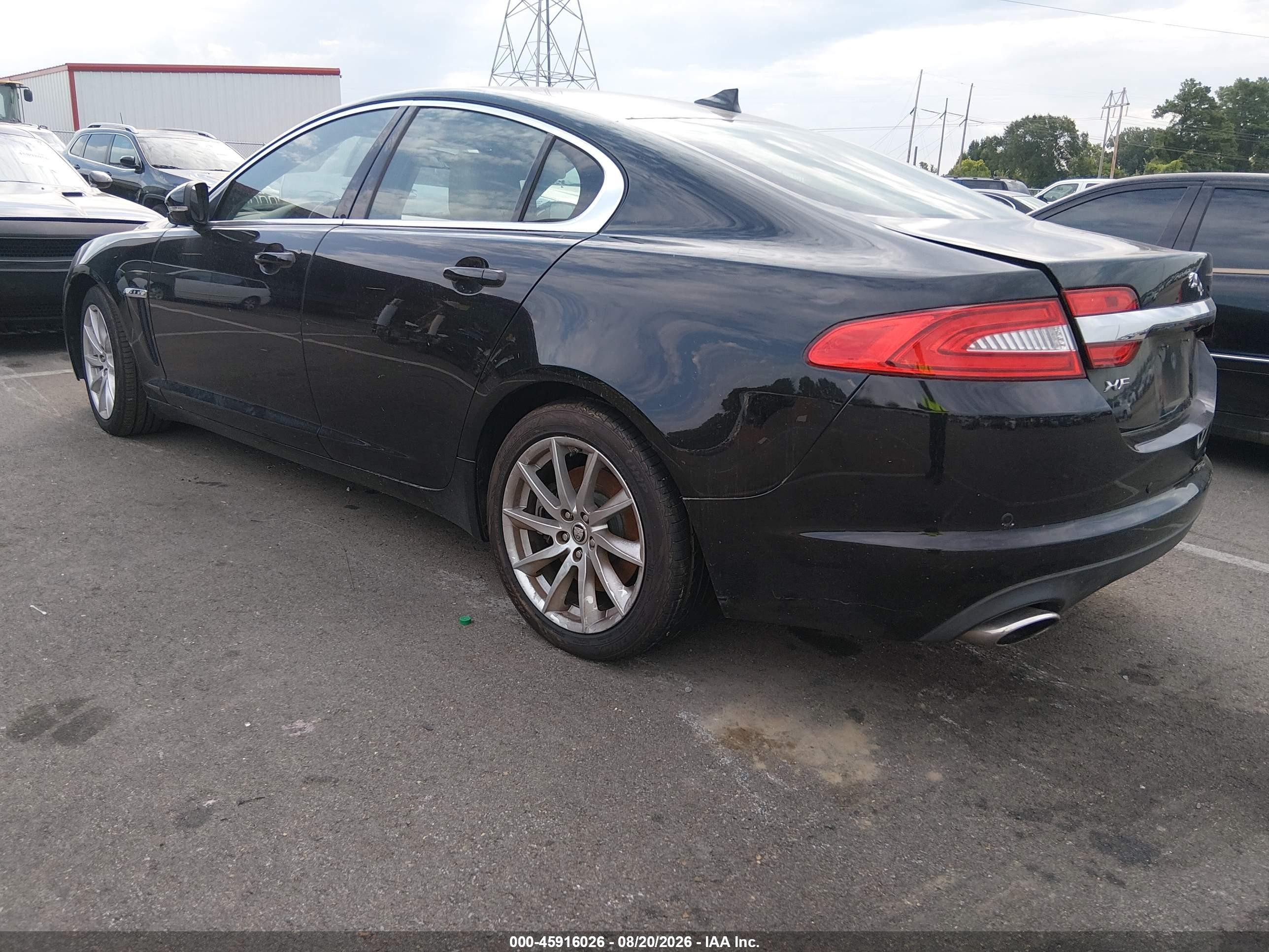 2013 Jaguar Xf I4 T Black vin: SAJWA0ES9DPU07167