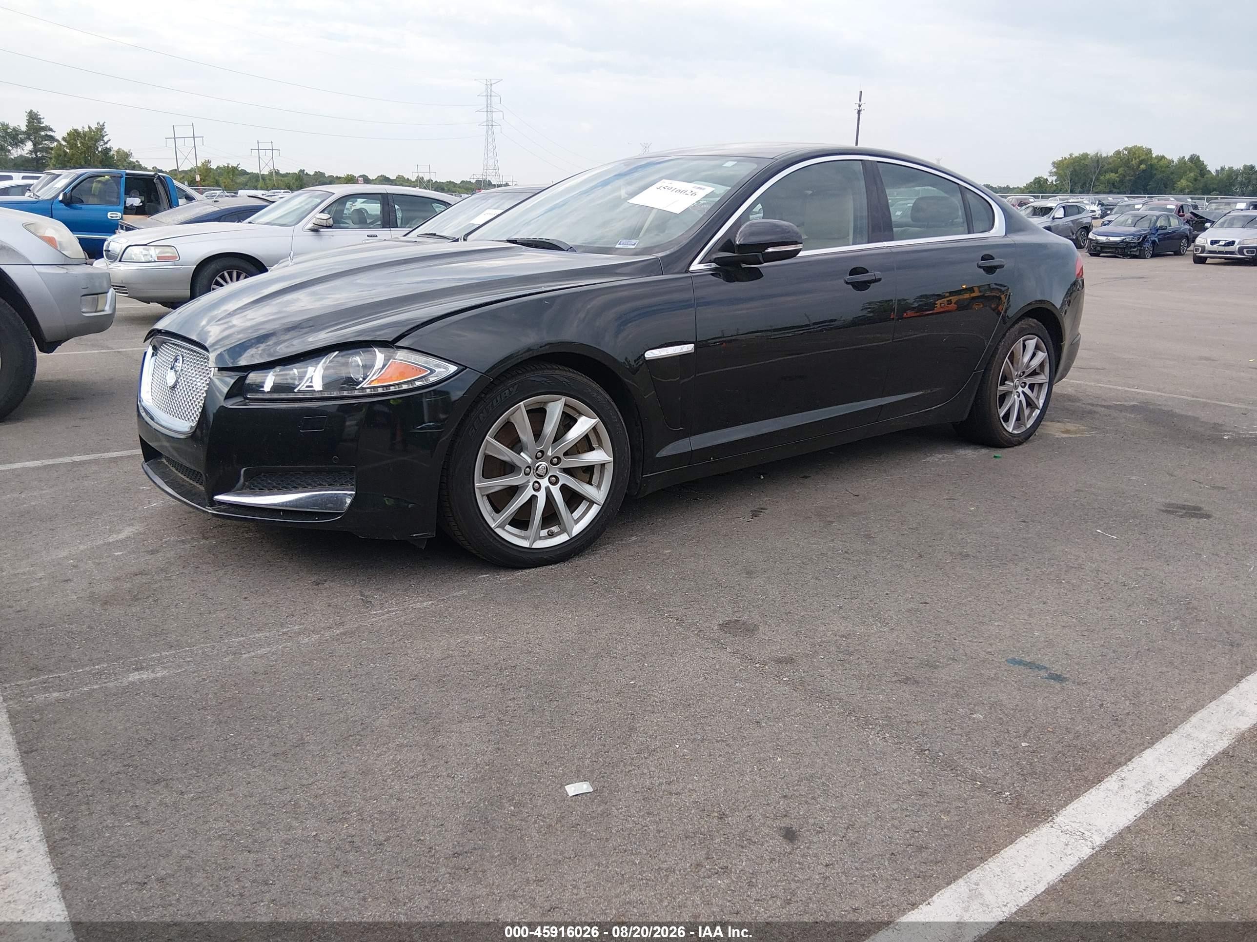 2013 Jaguar Xf I4 T Black vin: SAJWA0ES9DPU07167