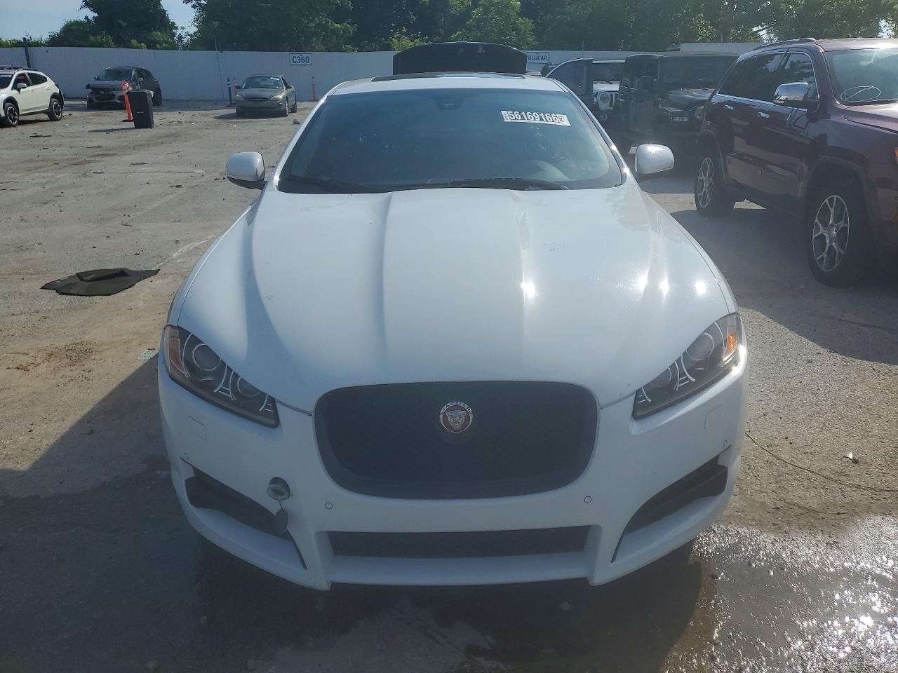 2015 Jaguar Xf 3.0 Sport White vin: SAJWA0F73F8U86438