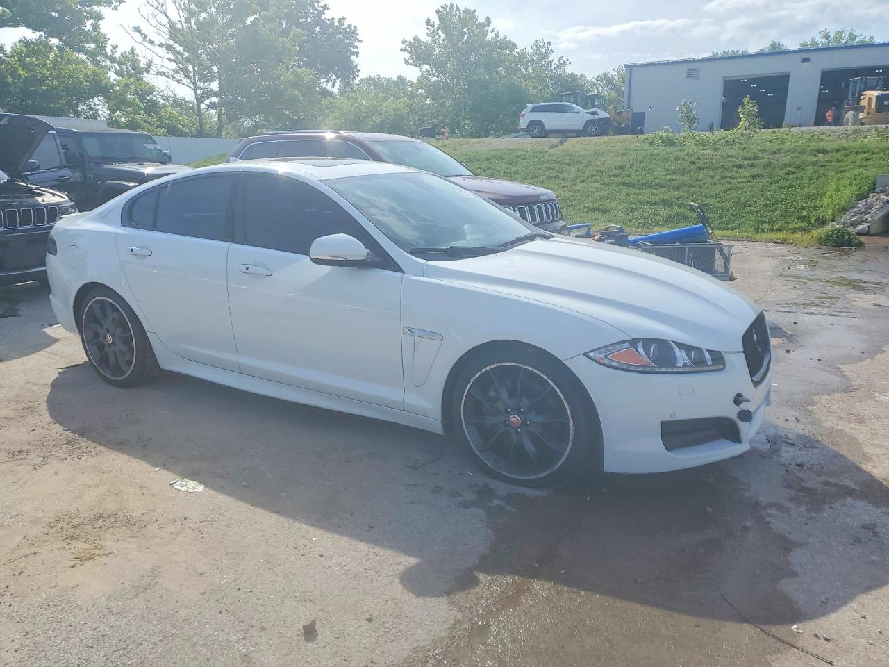 2015 Jaguar Xf 3.0 Sport White vin: SAJWA0F73F8U86438
