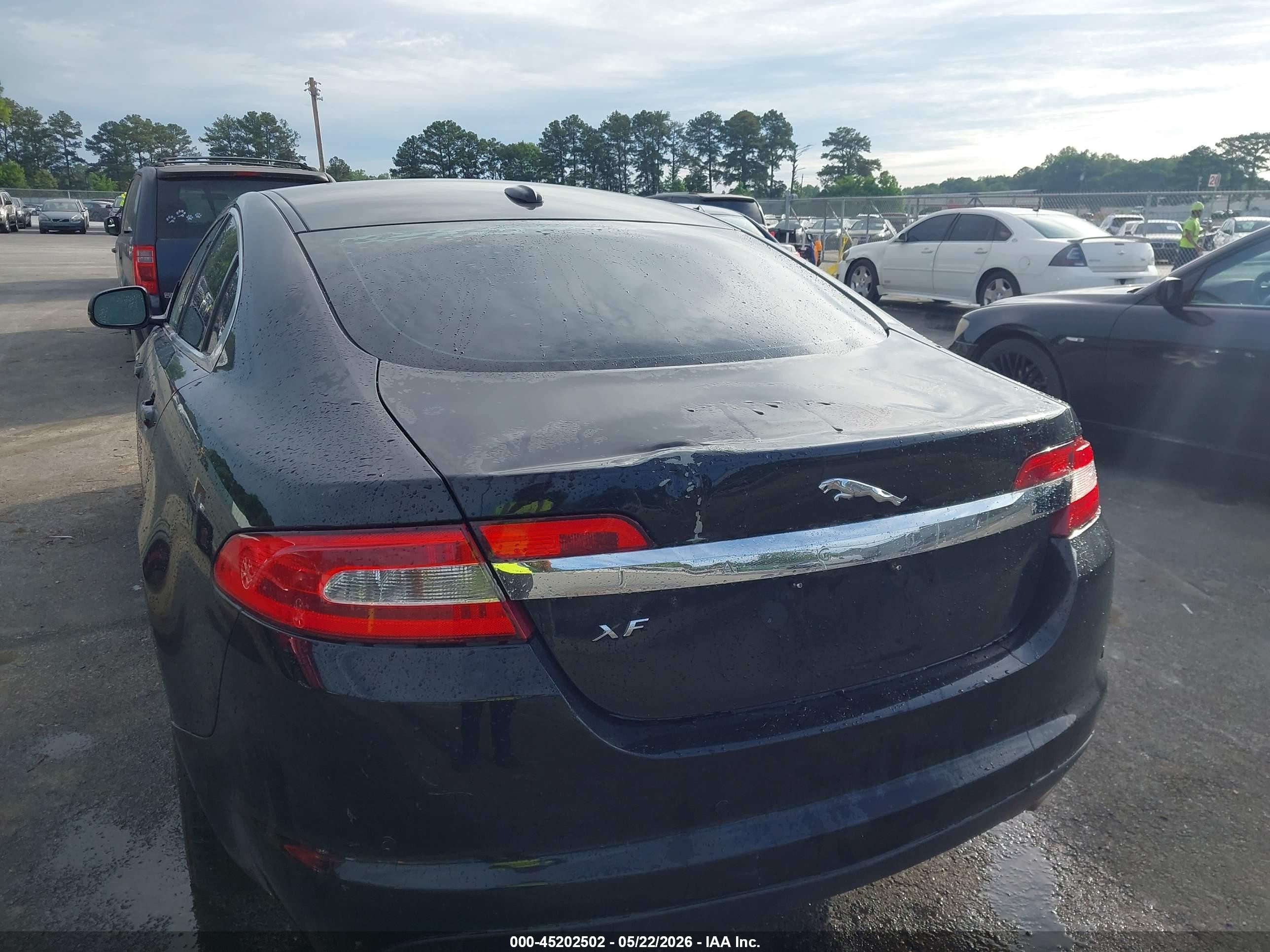 2010 Jaguar Xf   Black vin: SAJWA0FA0AHR62388