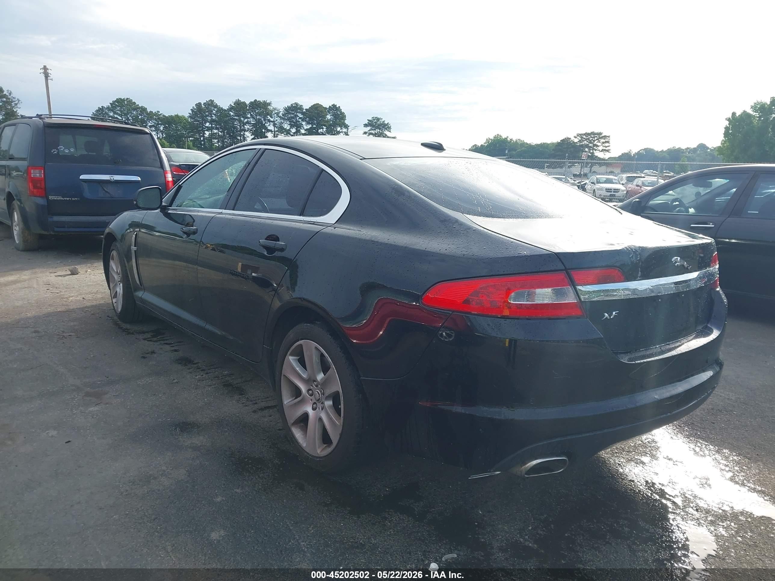2010 Jaguar Xf   Black vin: SAJWA0FA0AHR62388