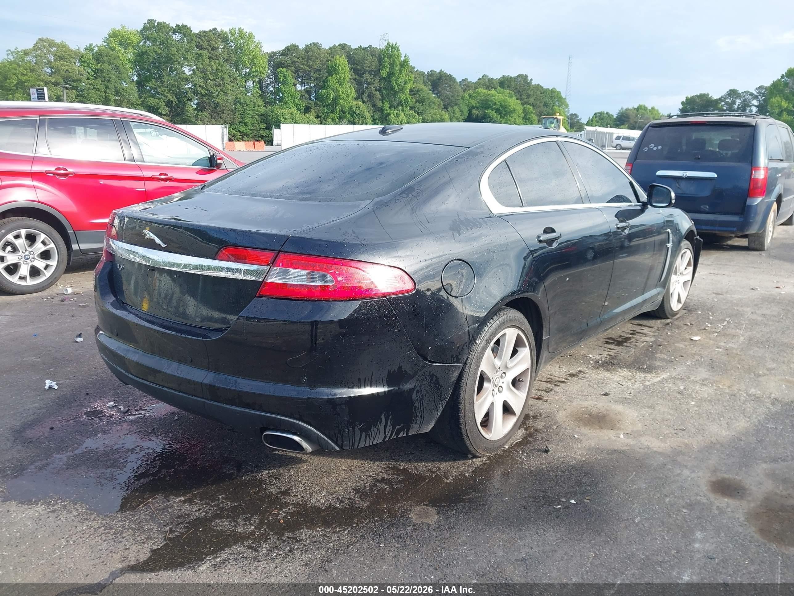 2010 Jaguar Xf   Black vin: SAJWA0FA0AHR62388