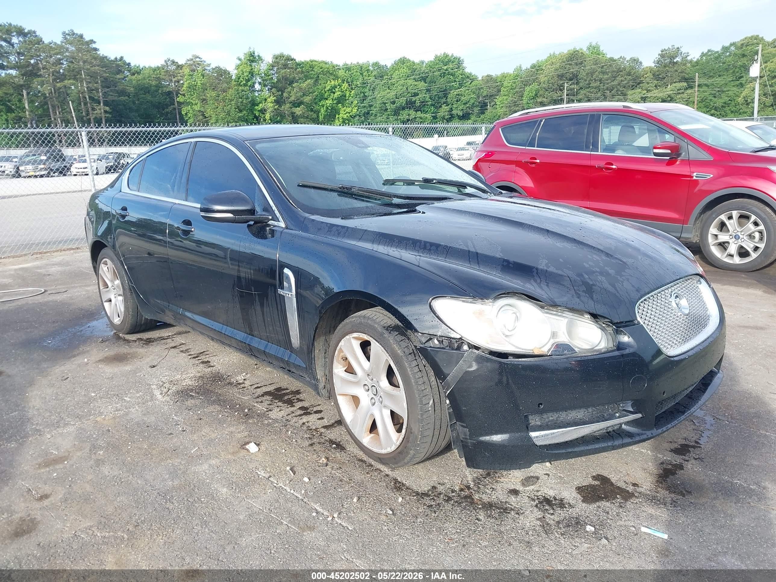 2010 Jaguar Xf   Black vin: SAJWA0FA0AHR62388