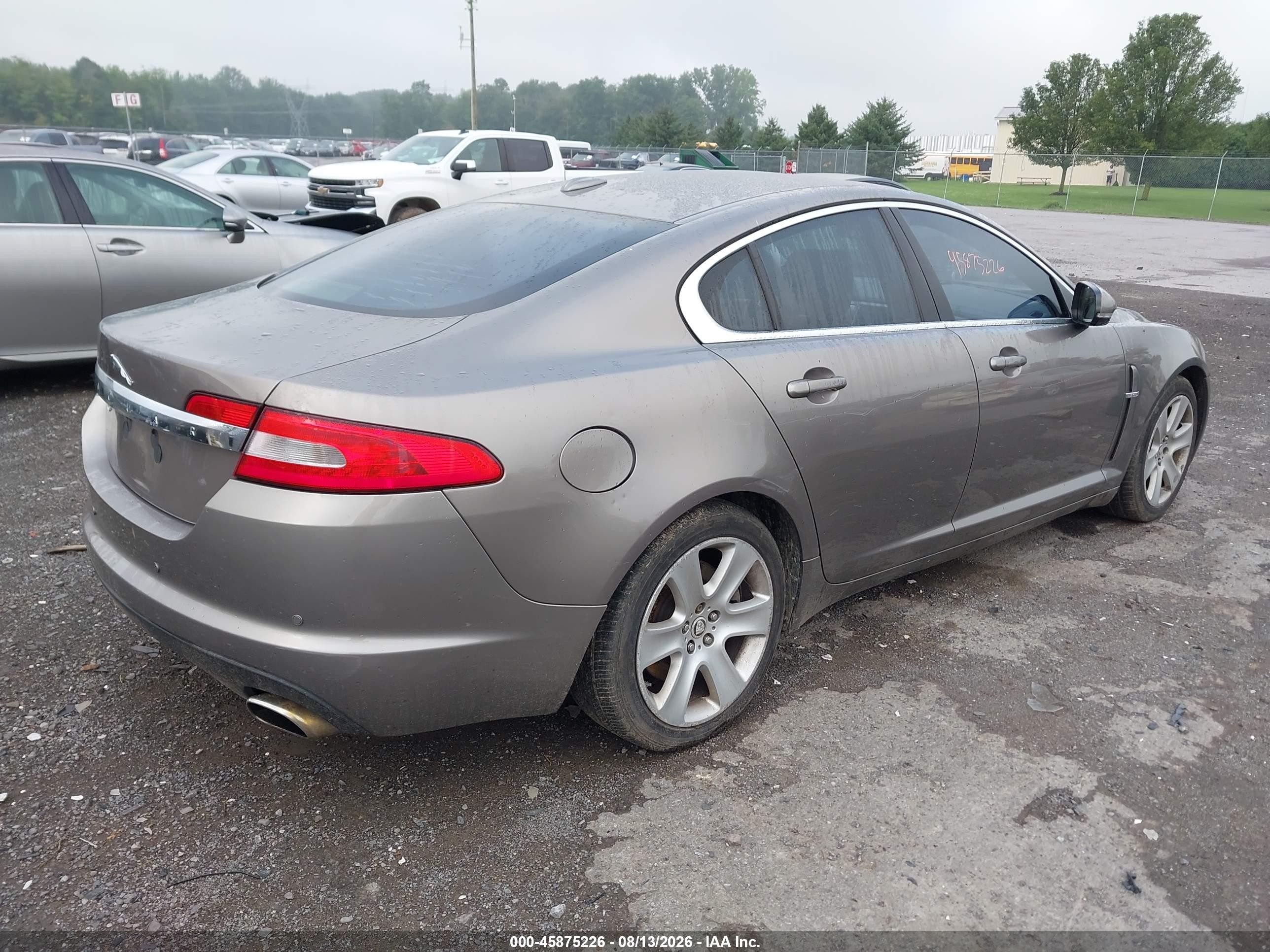 2010 Jaguar Xf   Gray vin: SAJWA0FA7AHR53607