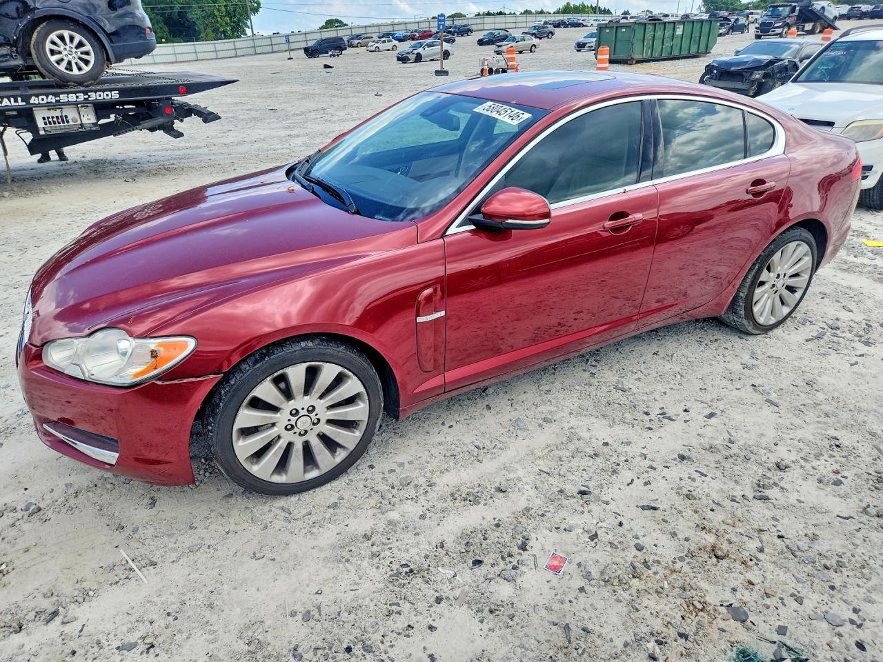 2010 Jaguar Xf Luxury Красный vin: SAJWA0FA8AHR65894
