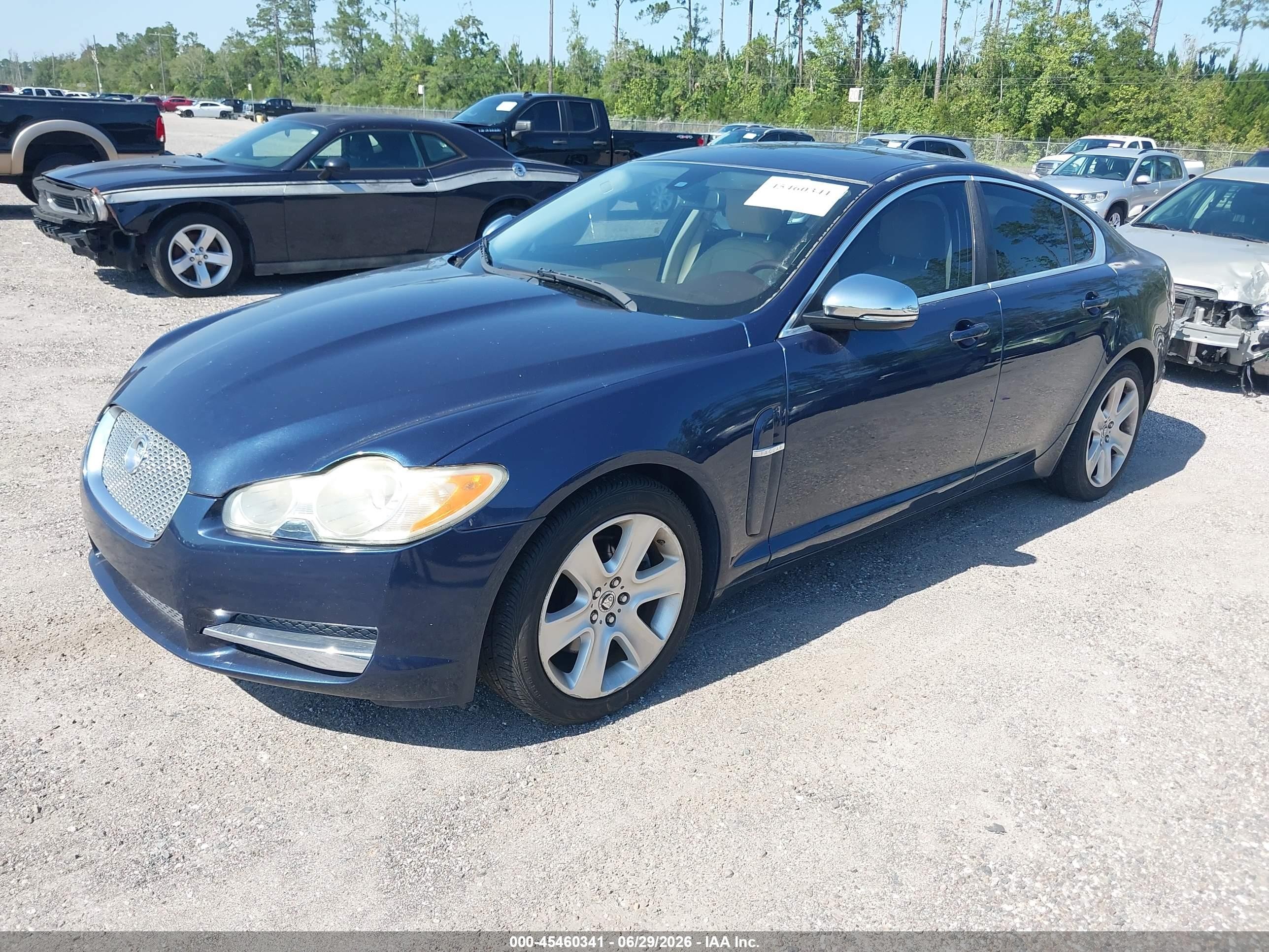 2010 Jaguar Xf   Blue vin: SAJWA0FA9AHR53818