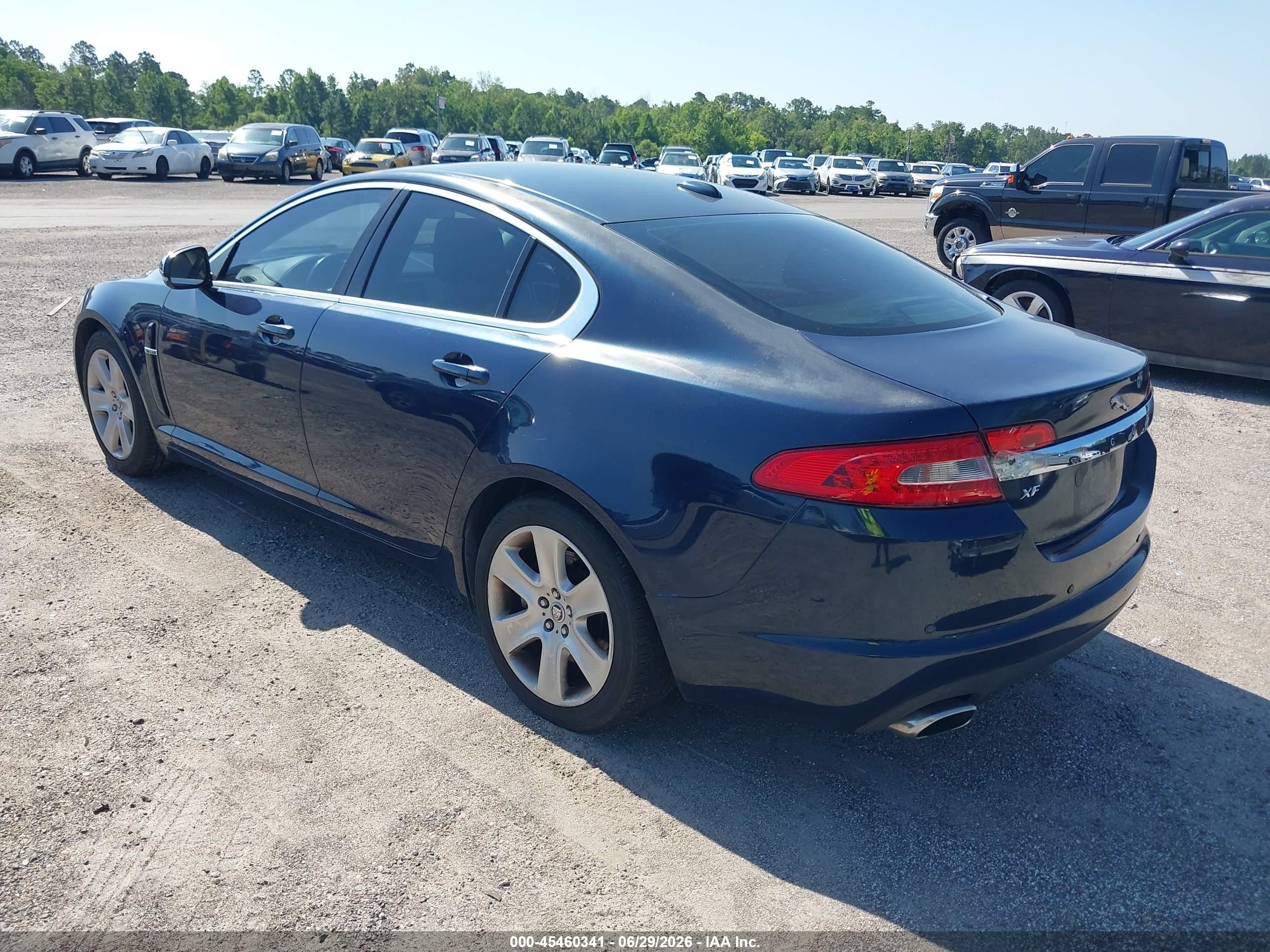 2010 Jaguar Xf   Blue vin: SAJWA0FA9AHR53818
