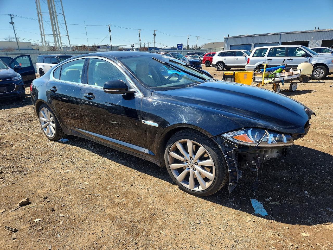 2012 Jaguar Xf Black vin: SAJWA0FB3CLS25159