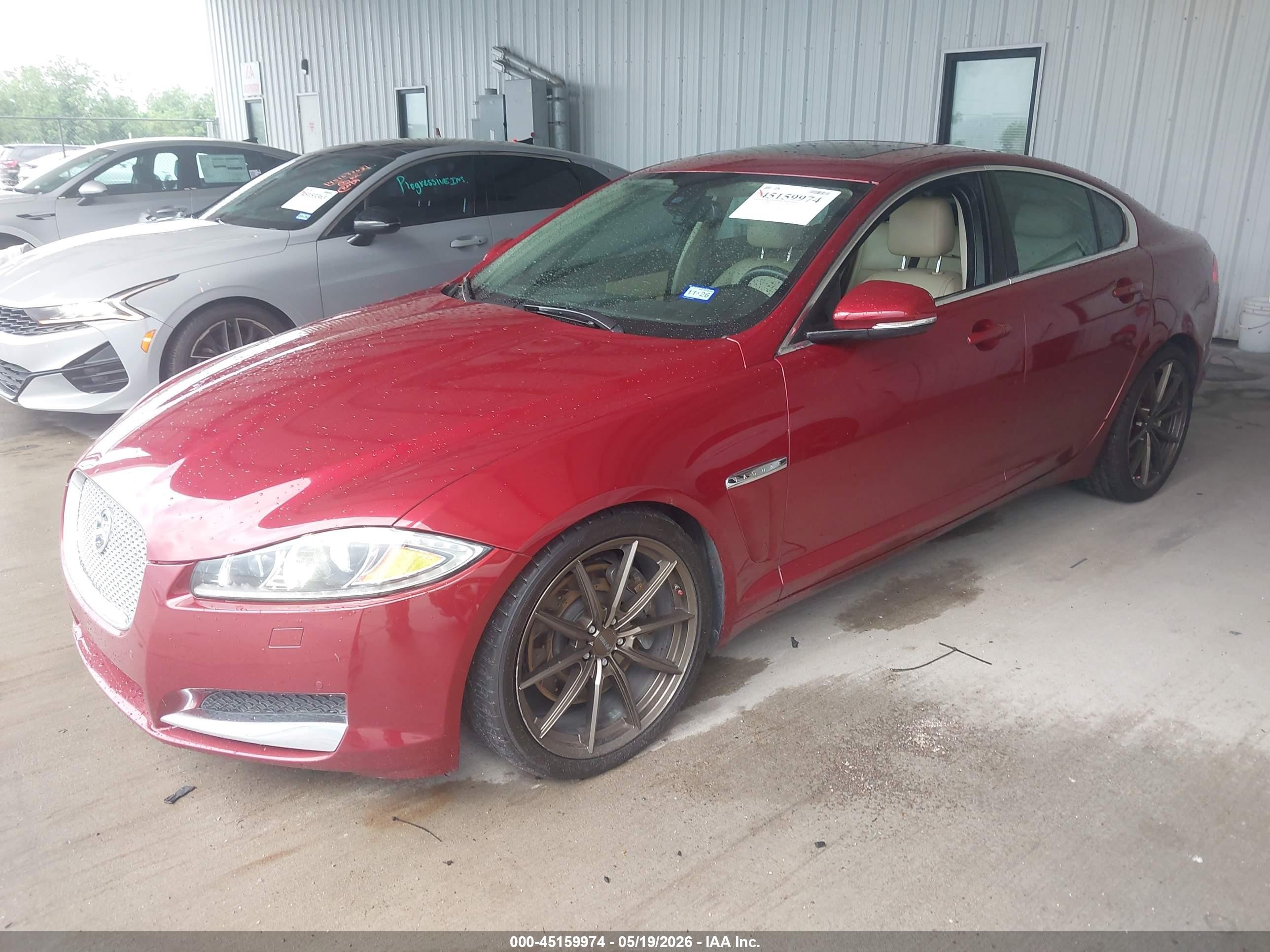 2012 Jaguar Xf   Темно-бордовый vin: SAJWA0FB3CLS43029