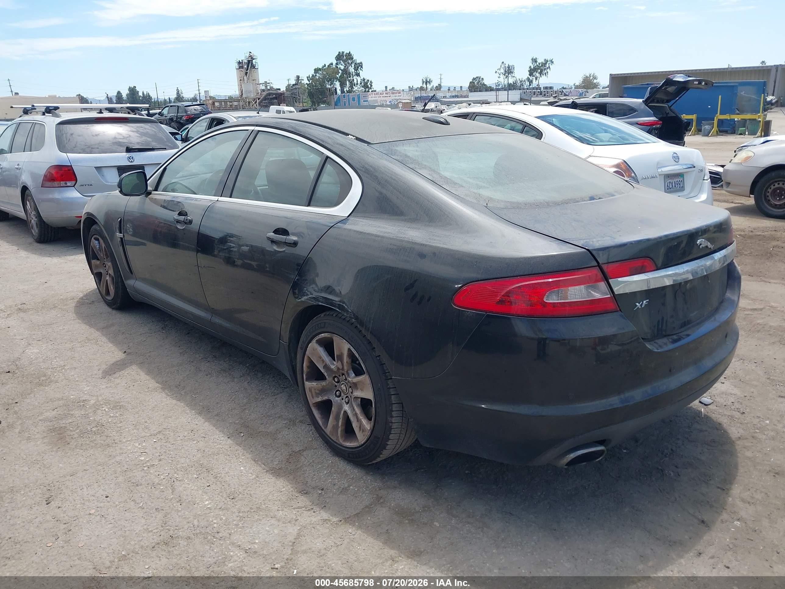 2011 Jaguar Xf   Black vin: SAJWA0FB4BLR85311