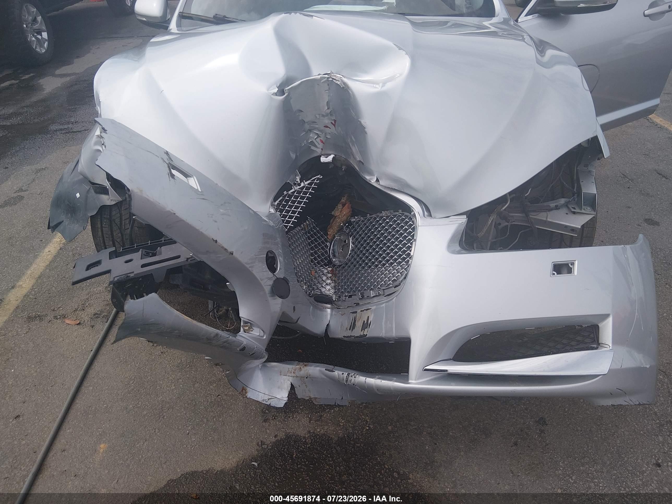 2012 Jaguar Xf   Silver vin: SAJWA0FB5CLS60365
