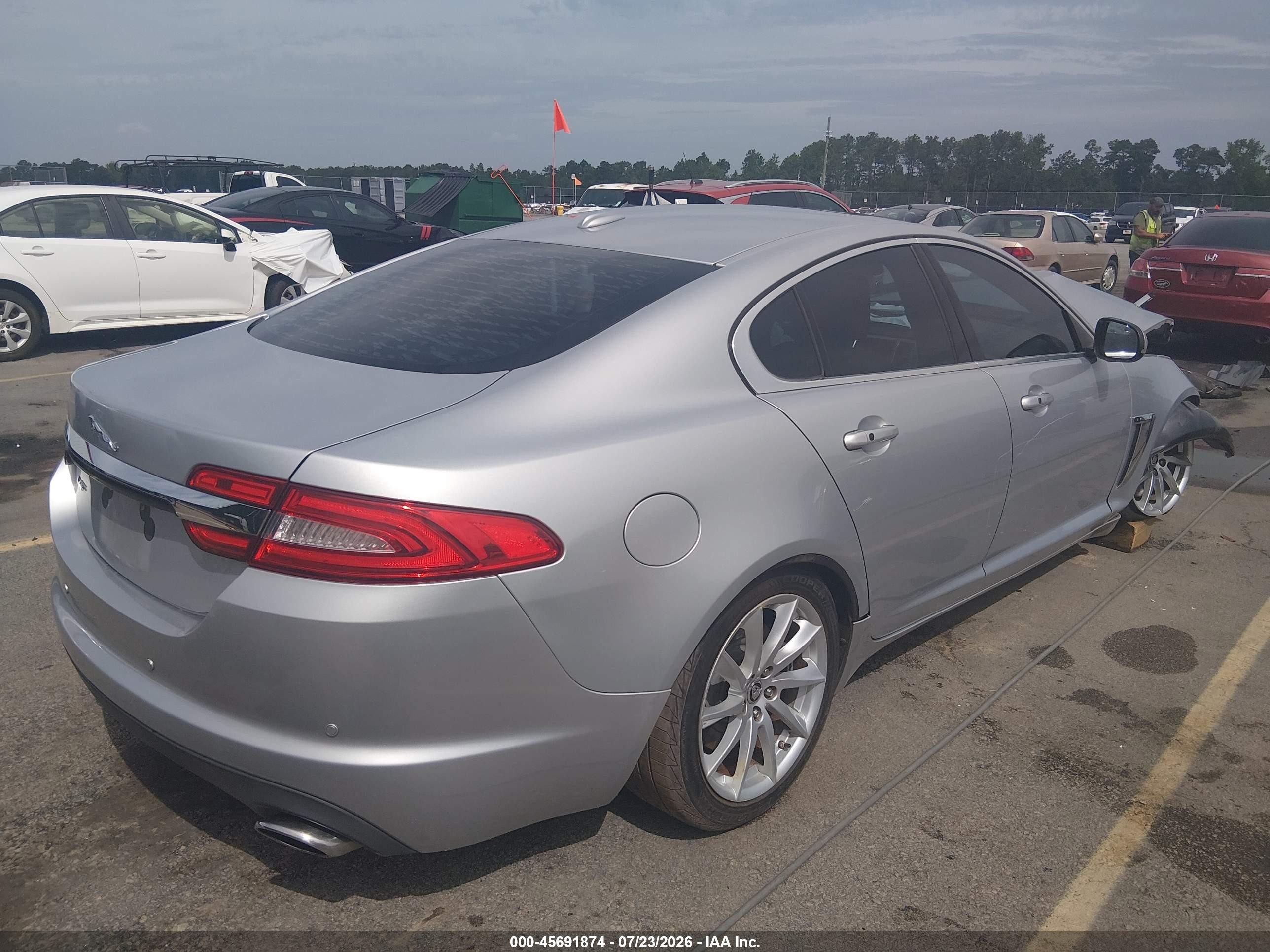 2012 Jaguar Xf   Silver vin: SAJWA0FB5CLS60365