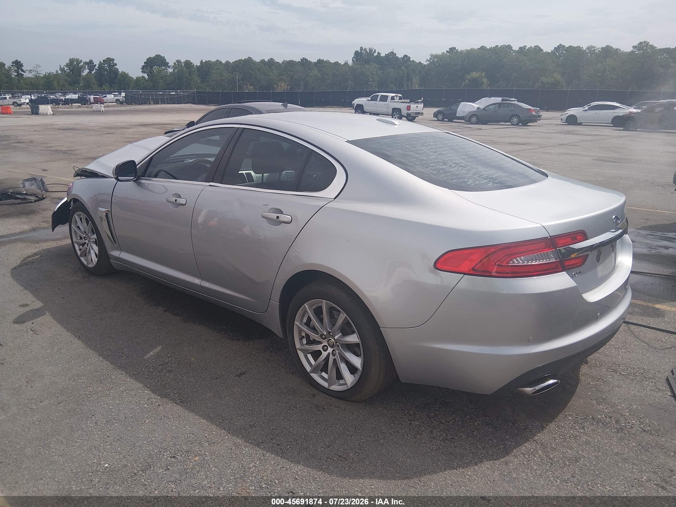 2012 Jaguar Xf   Silver vin: SAJWA0FB5CLS60365