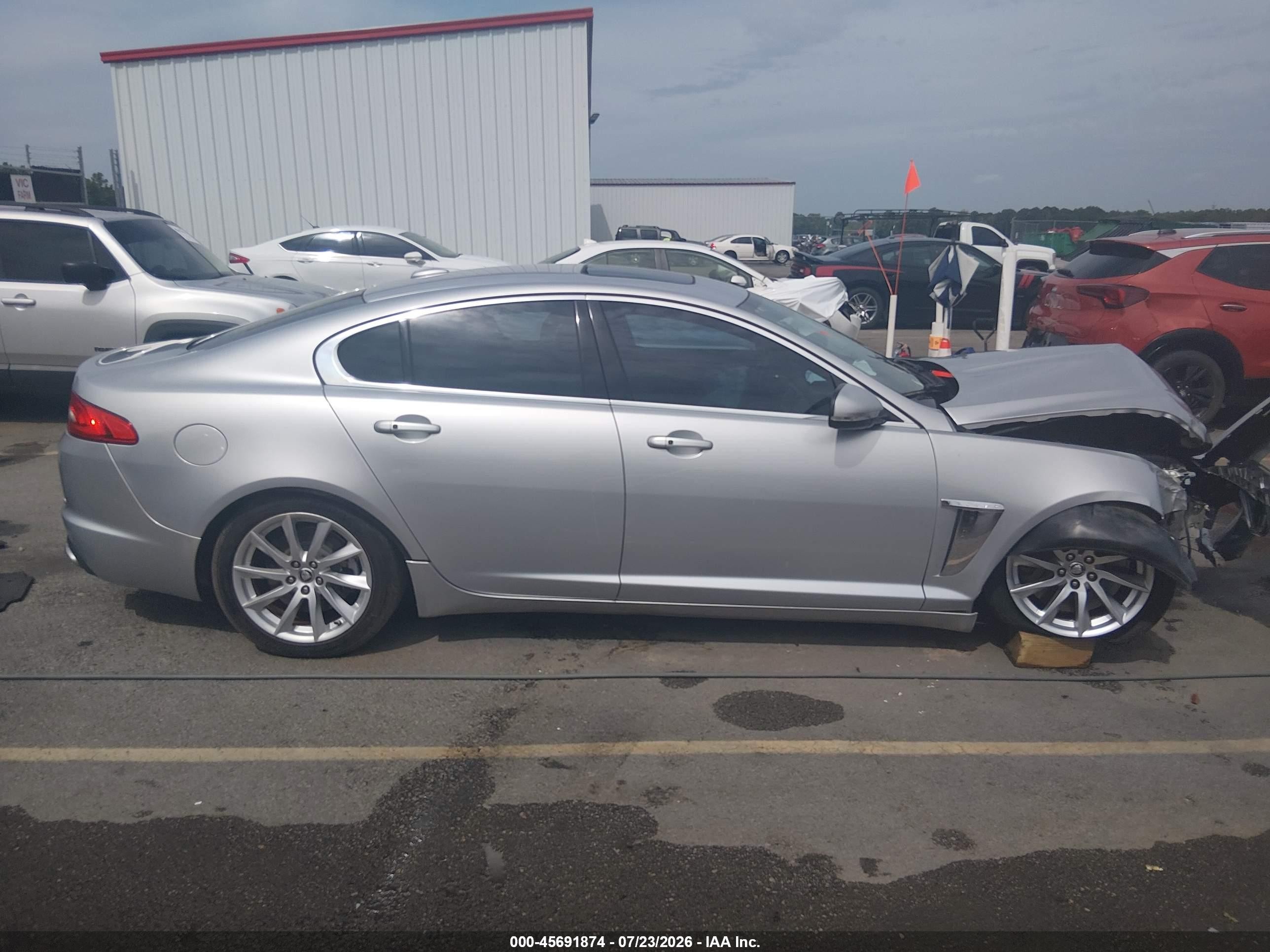 2012 Jaguar Xf   Silver vin: SAJWA0FB5CLS60365
