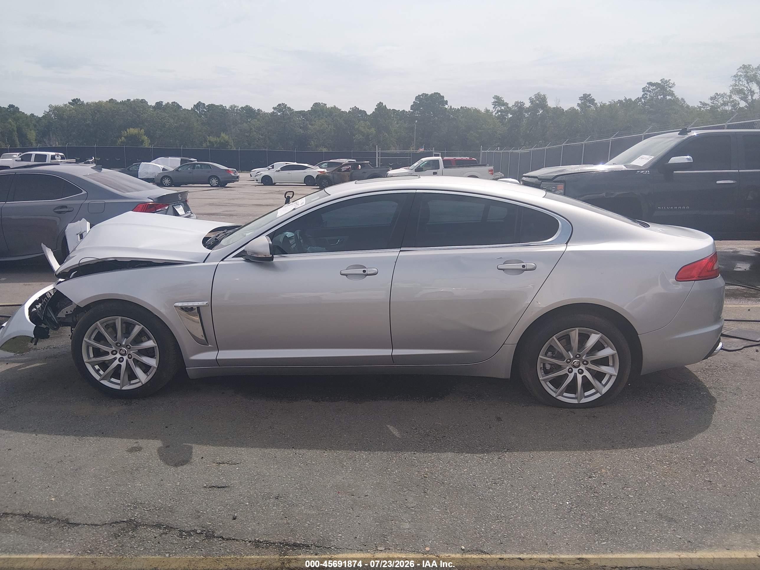 2012 Jaguar Xf   Silver vin: SAJWA0FB5CLS60365
