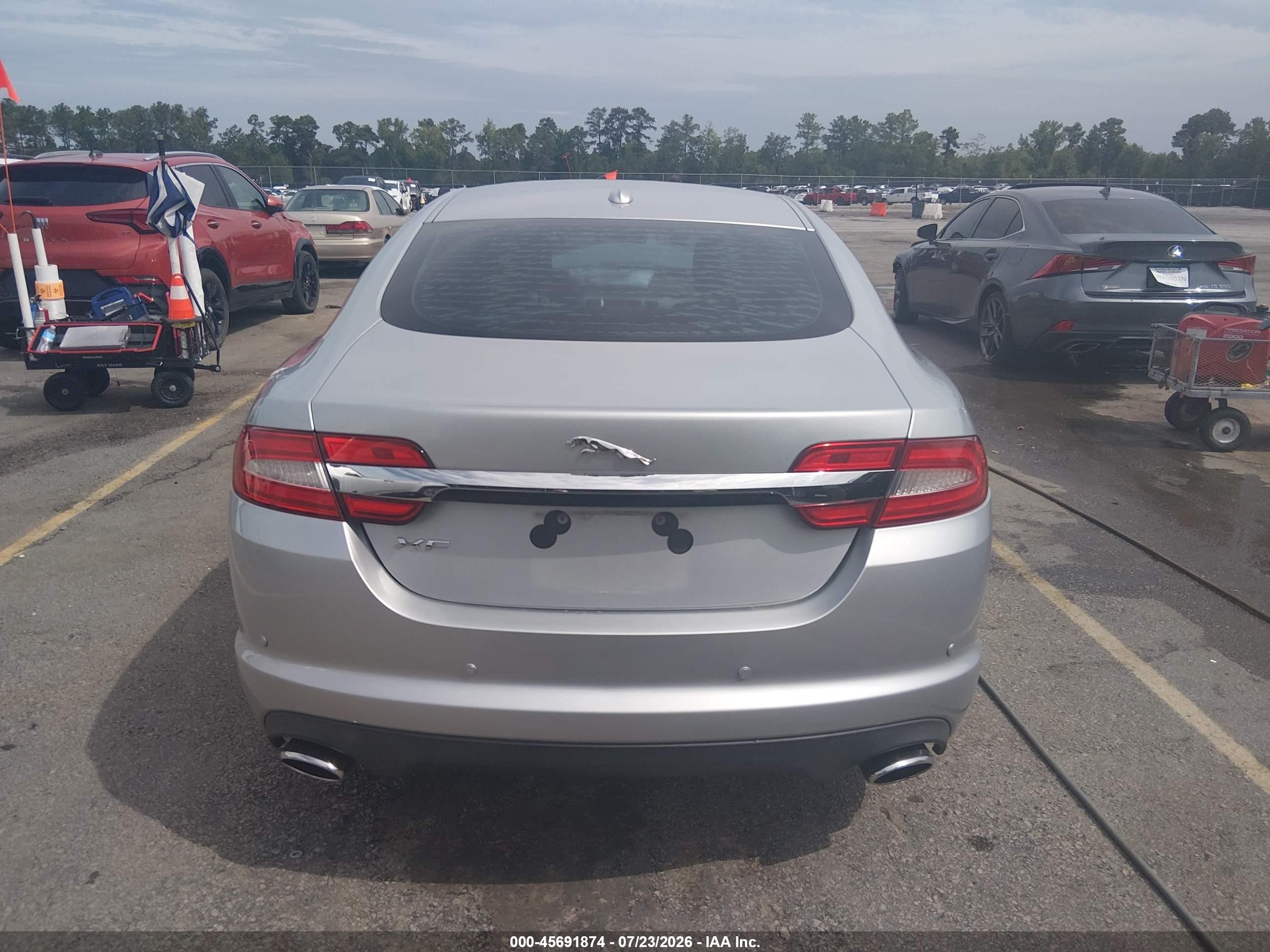 2012 Jaguar Xf   Silver vin: SAJWA0FB5CLS60365