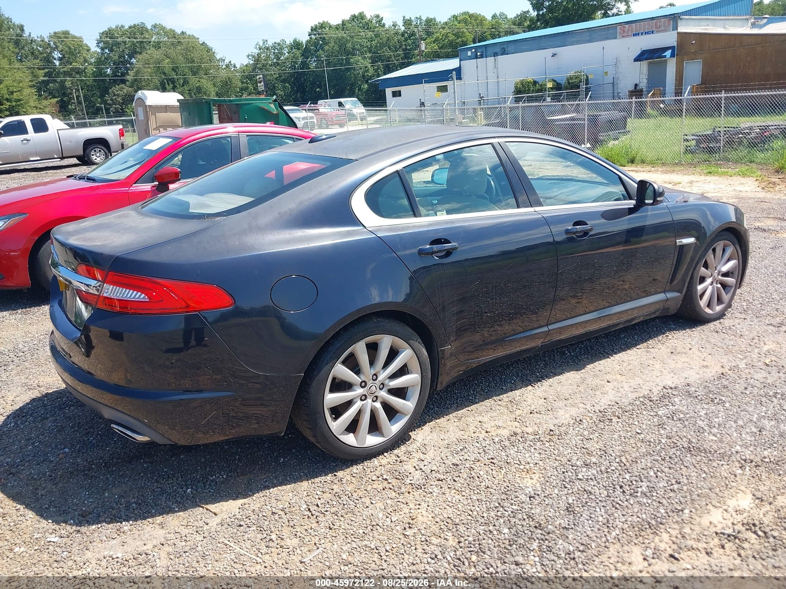 2012 Jaguar Xf   Dark Blue vin: SAJWA0FBXCLS25062
