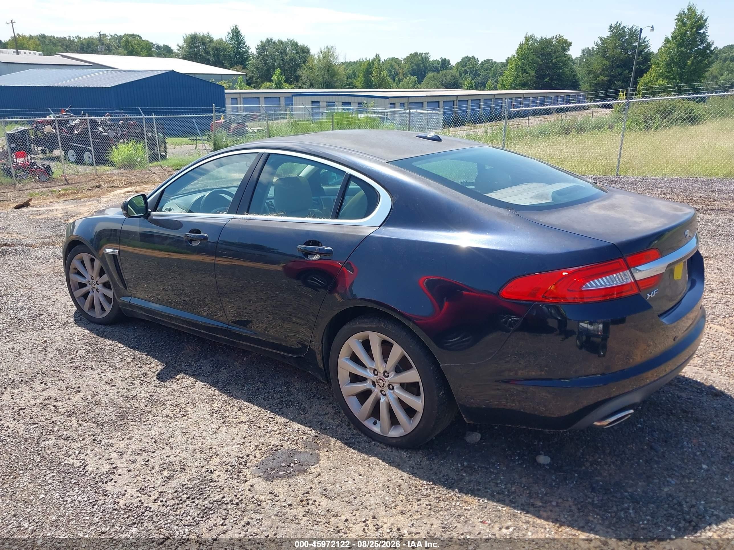 2012 Jaguar Xf   Dark Blue vin: SAJWA0FBXCLS25062