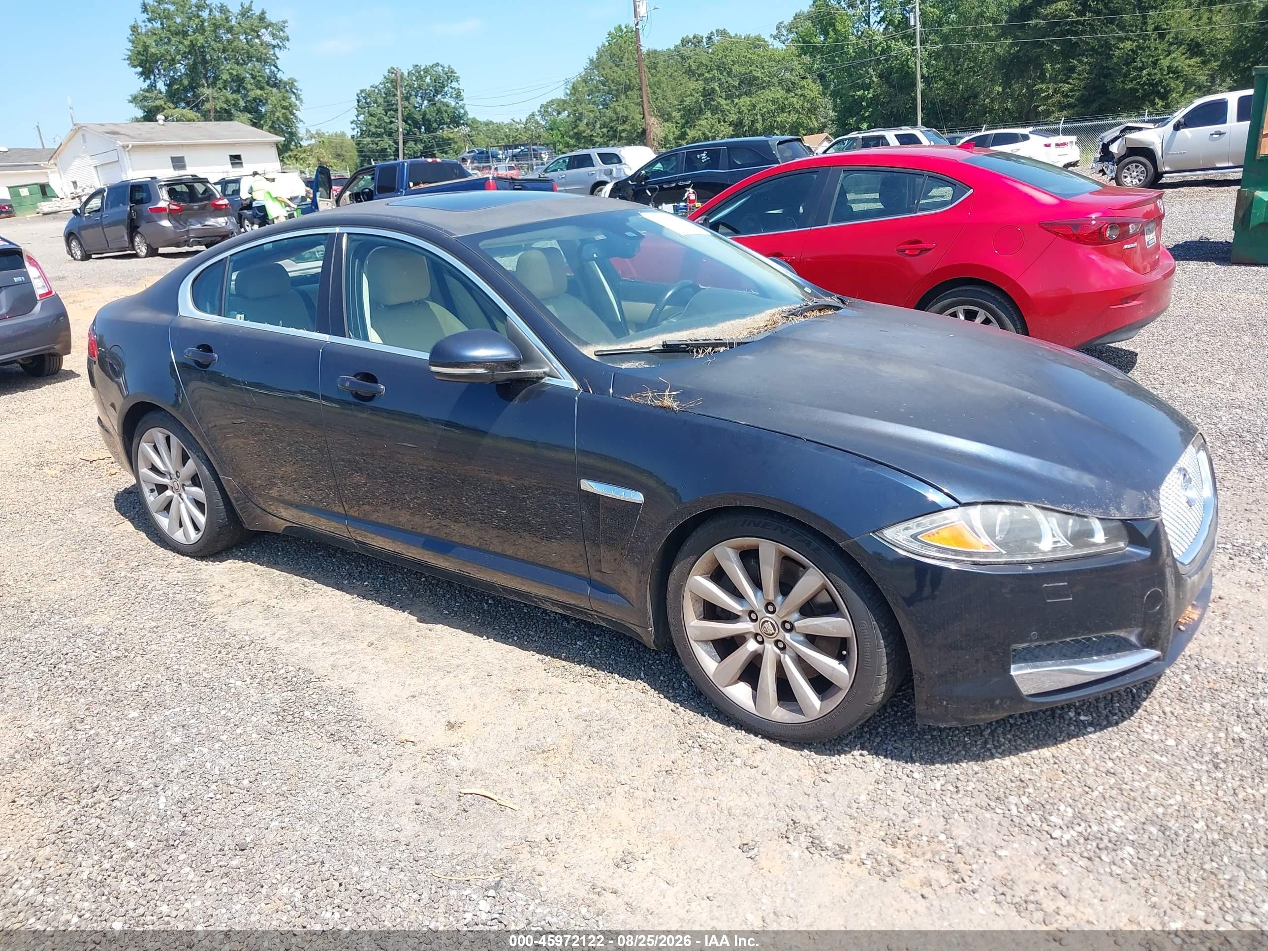 2012 Jaguar Xf   Dark Blue vin: SAJWA0FBXCLS25062