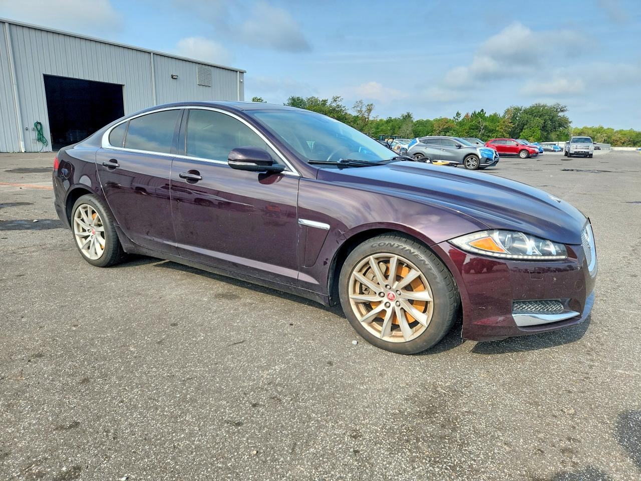 2015 Jaguar Xf 2.0t Premium Purple vin: SAJWA0FS0FPU46036