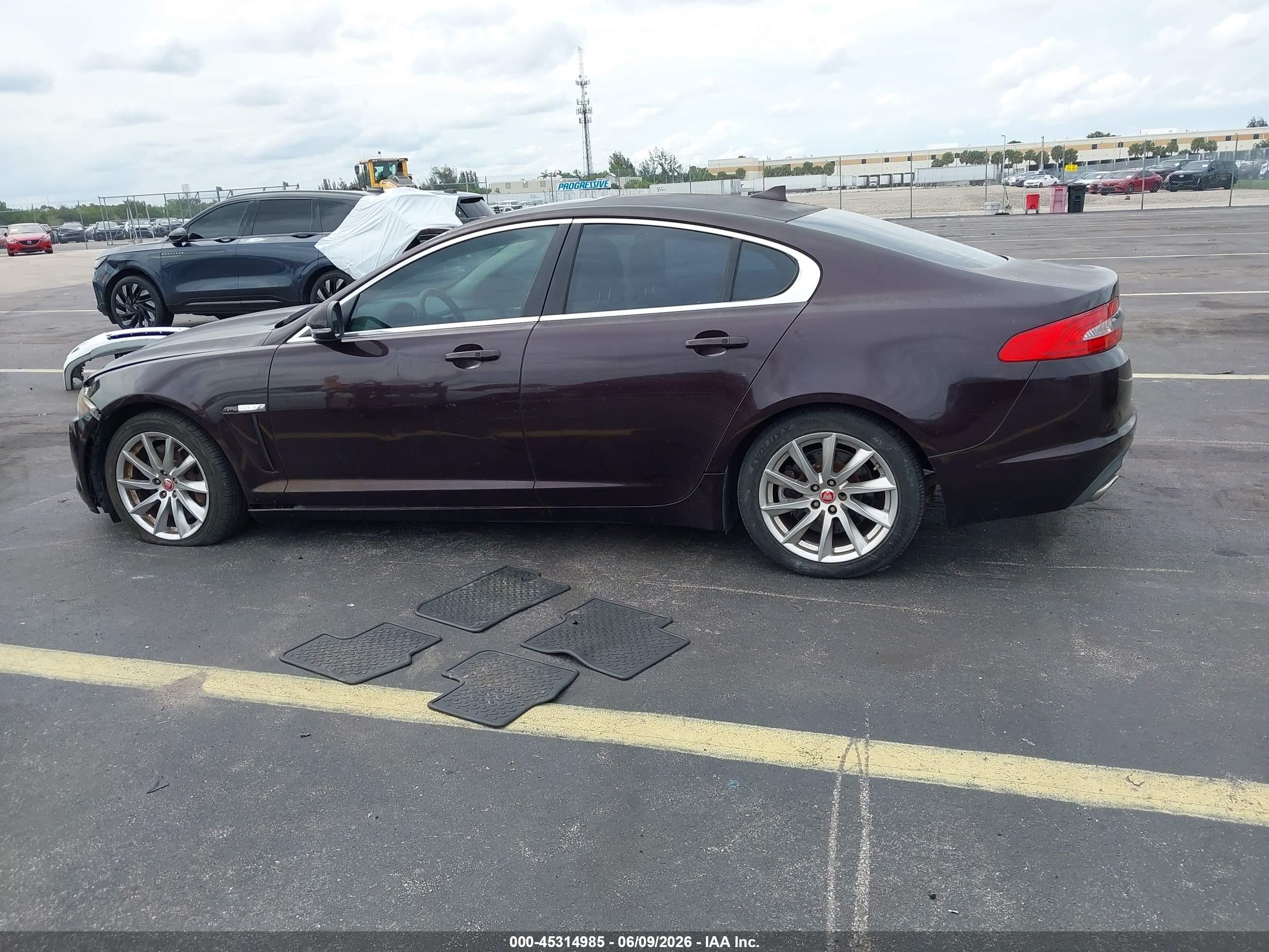 2015 Jaguar Xf 2.0t Premium Коричневый vin: SAJWA0FSXFPU66942