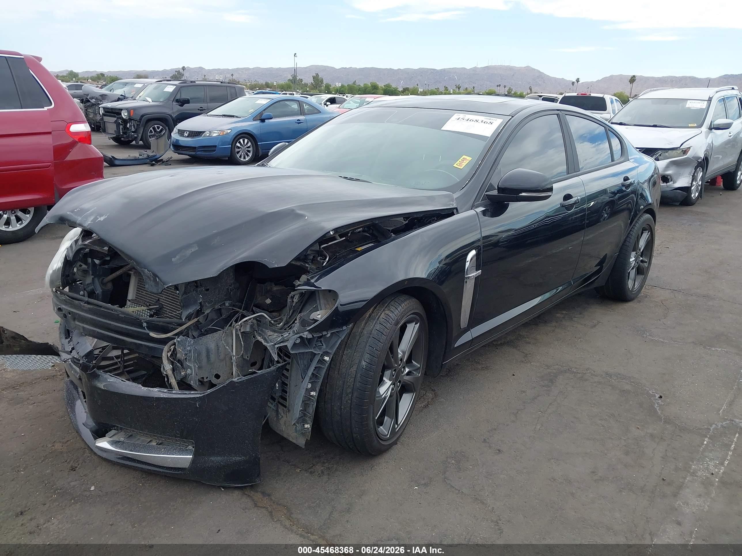 2010 Jaguar Xf Premium Black vin: SAJWA0GB1ALR52666