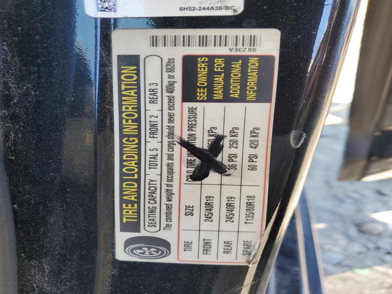 2010 Jaguar Xf Premium Black vin: SAJWA0GB6ALR49889