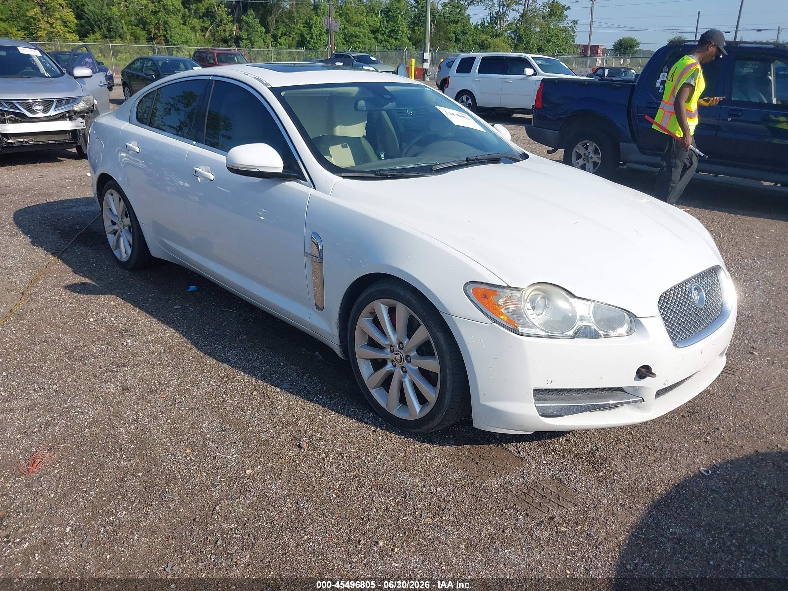 2011 Jaguar Xf Premium White vin: SAJWA0GB8BLS18107