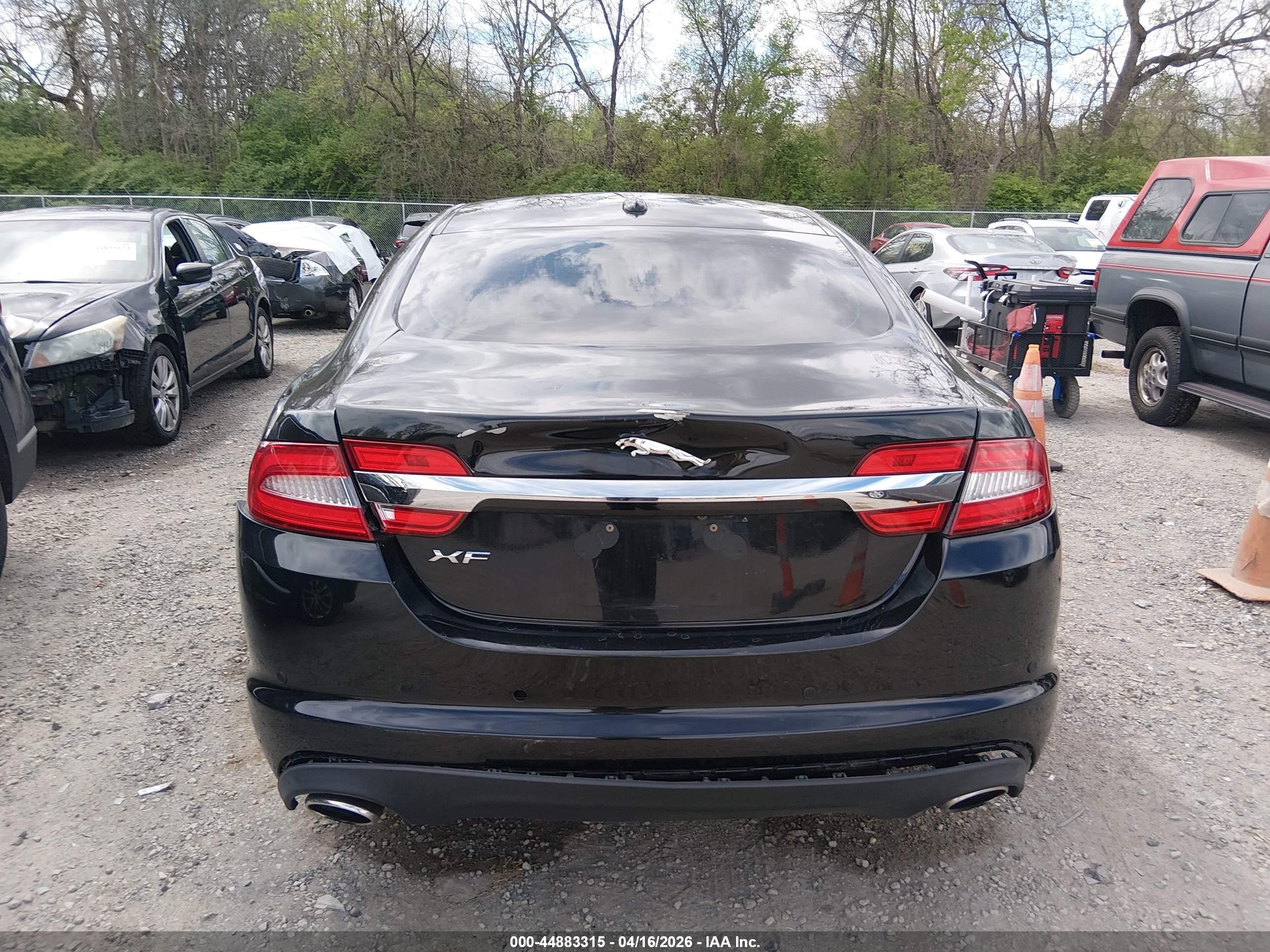 2012 Jaguar Xf Portfolio Black vin: SAJWA0HB4CLS40444