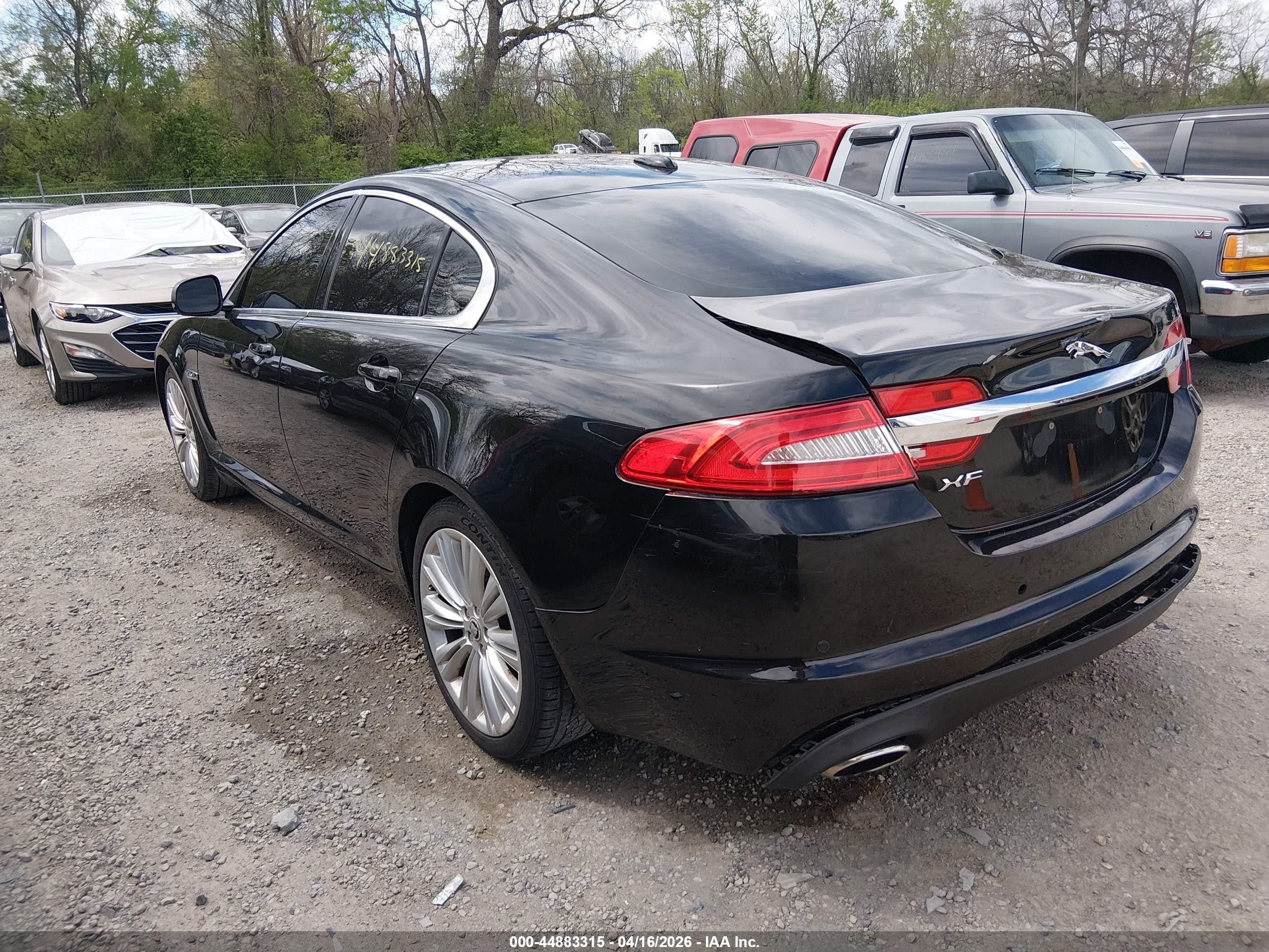2012 Jaguar Xf Portfolio Black vin: SAJWA0HB4CLS40444