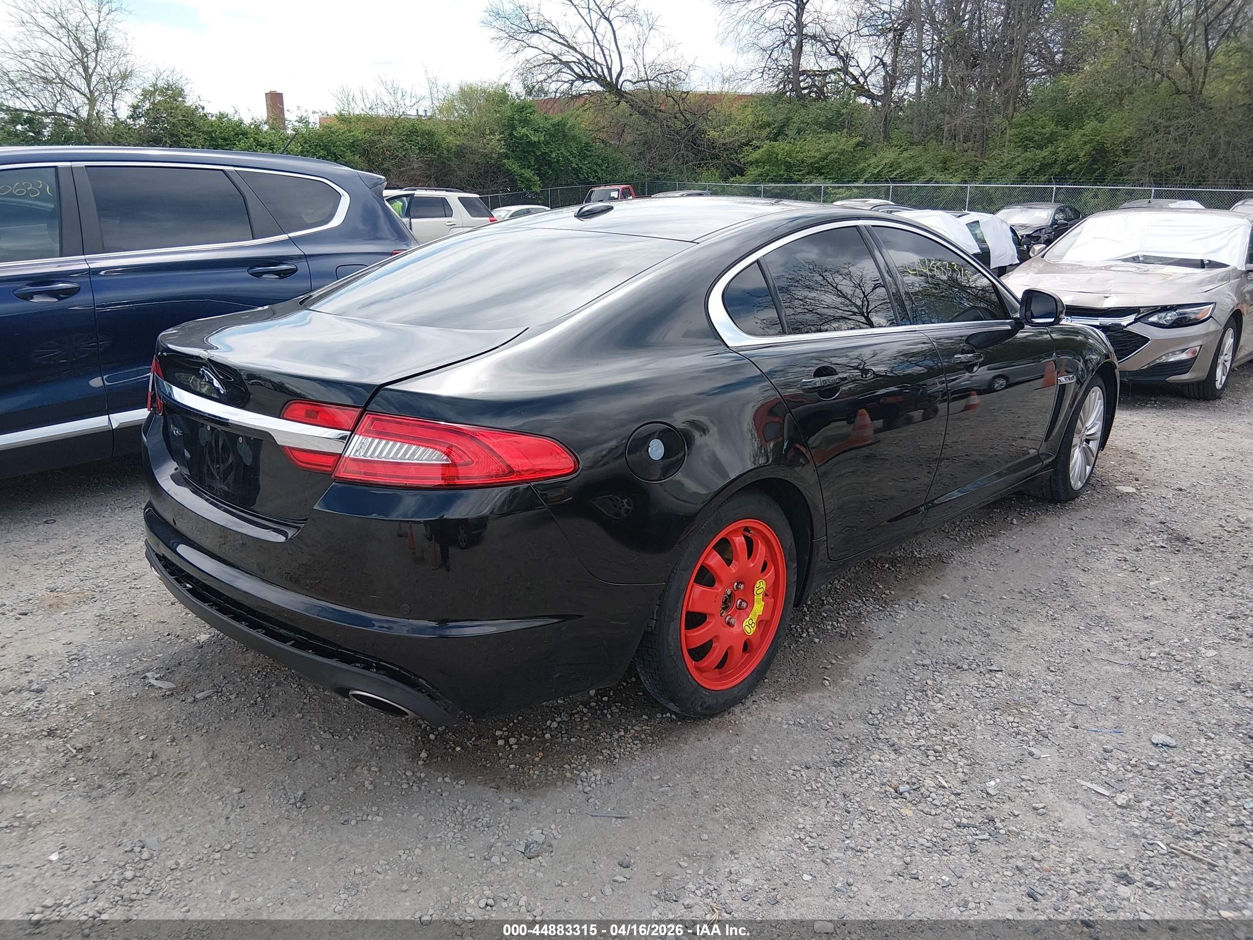2012 Jaguar Xf Portfolio Black vin: SAJWA0HB4CLS40444