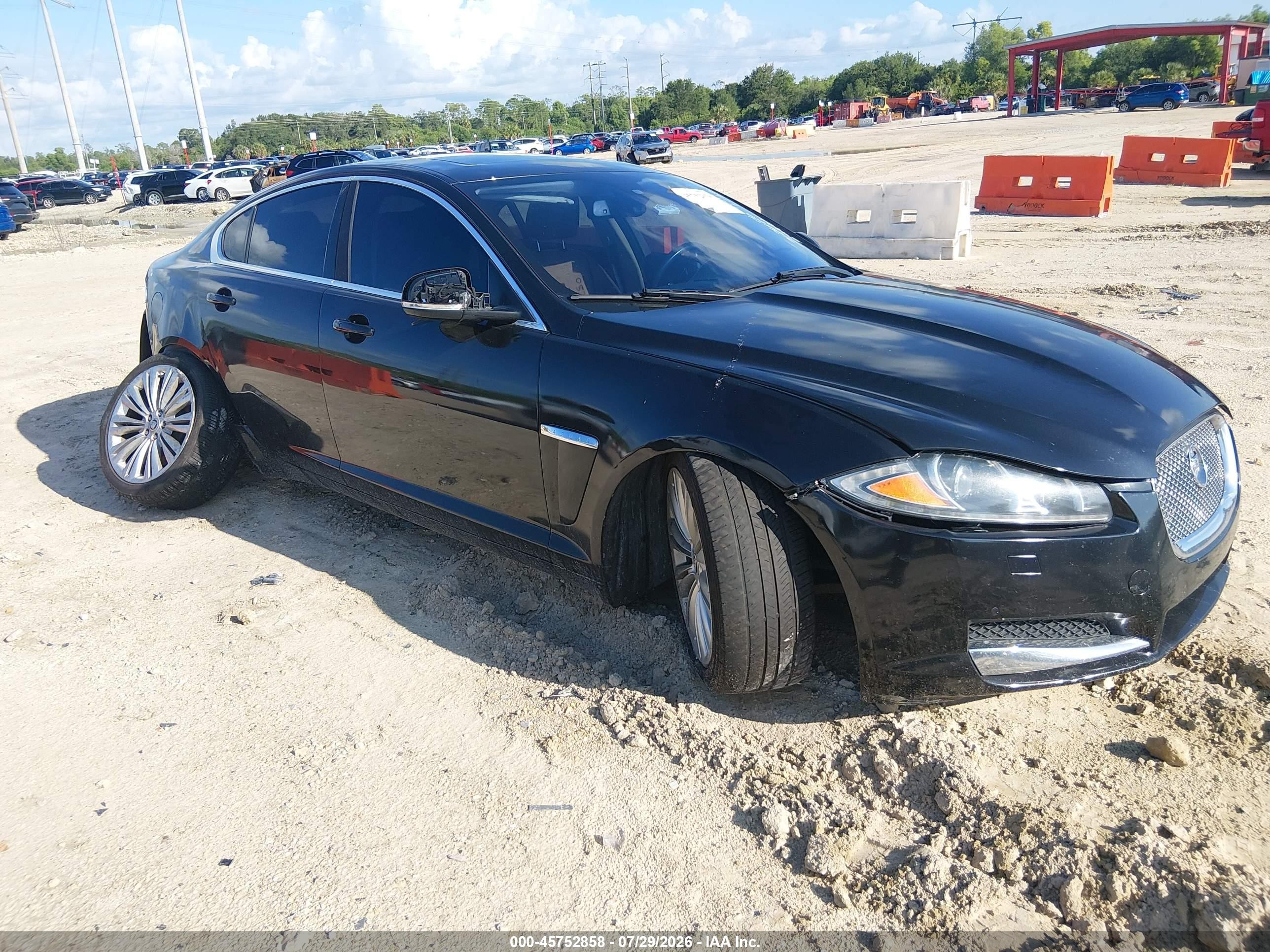 2012 Jaguar Xf Portfolio Black vin: SAJWA0HB7CLS28272