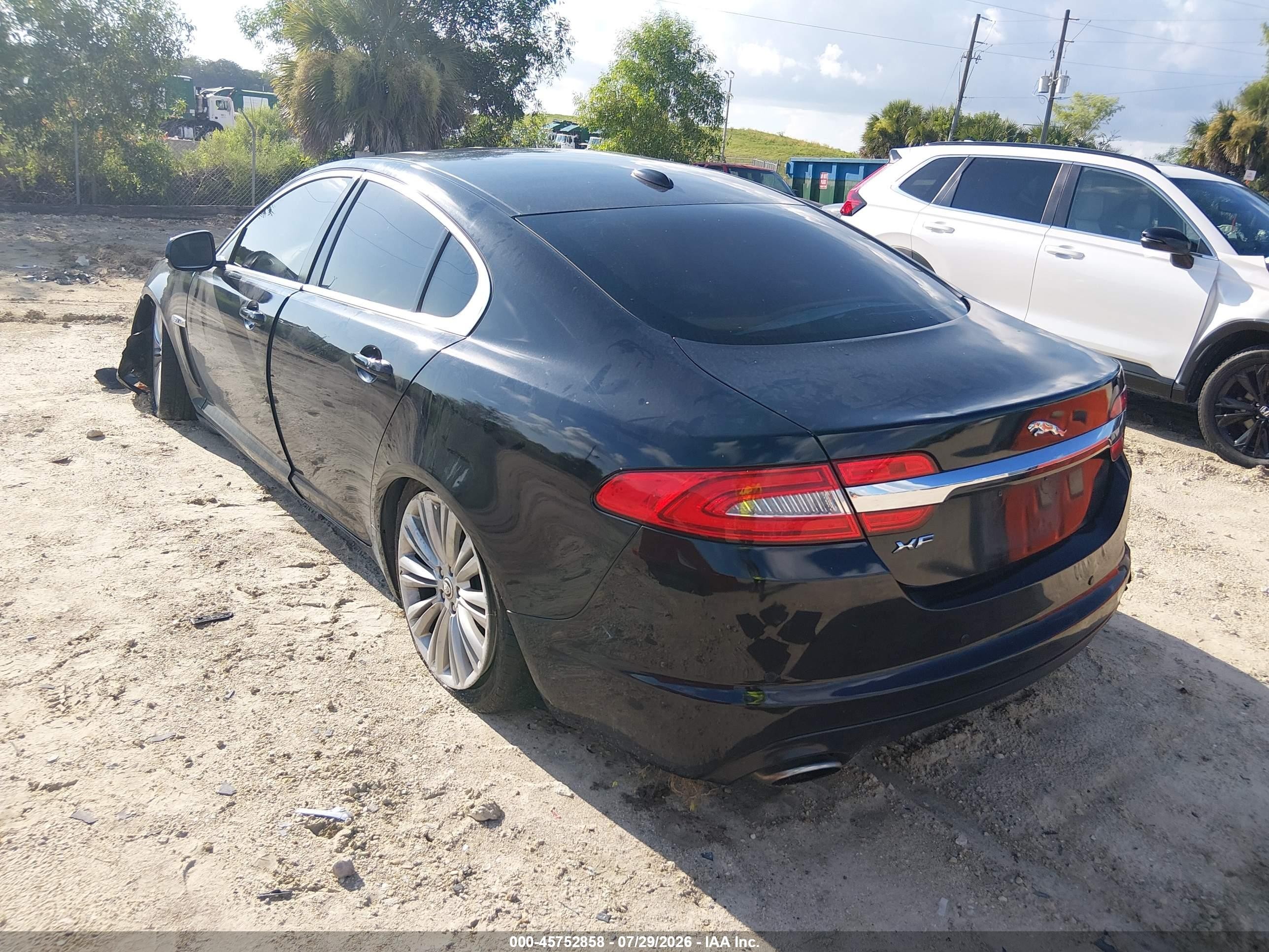 2012 Jaguar Xf Portfolio Black vin: SAJWA0HB7CLS28272