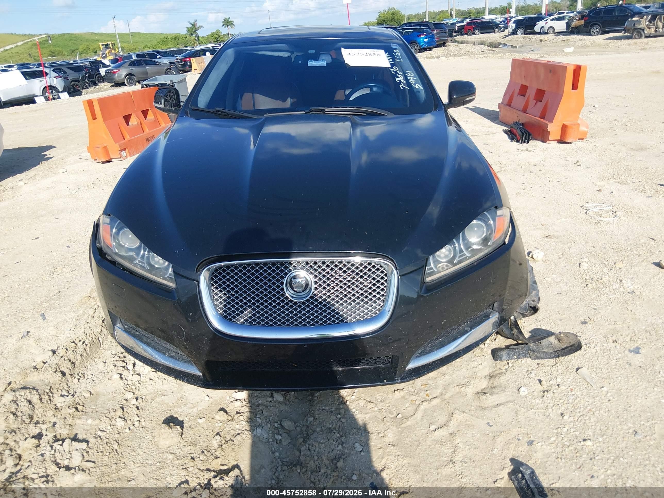 2012 Jaguar Xf Portfolio Black vin: SAJWA0HB7CLS28272