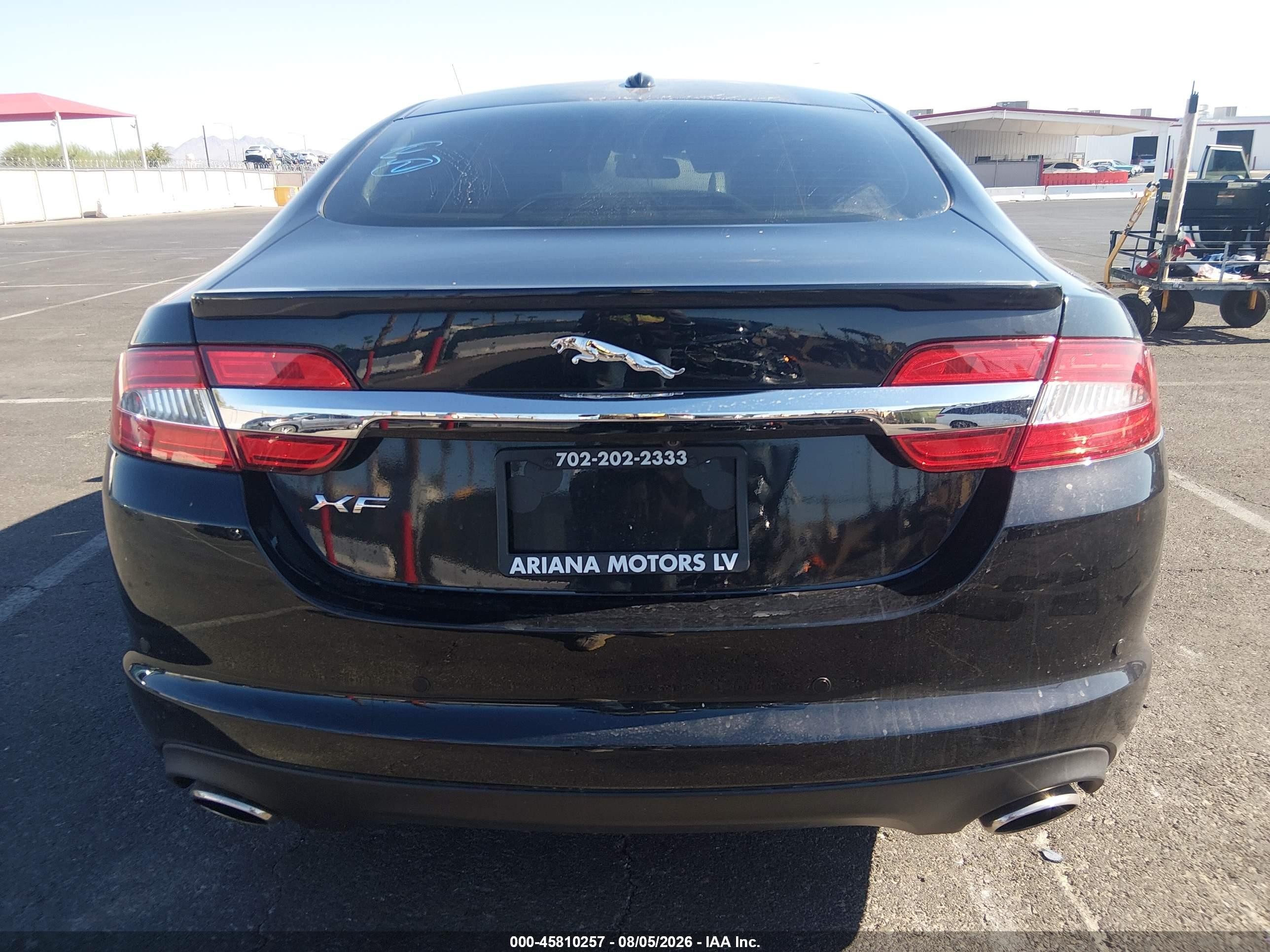 2012 Jaguar Xf Portfolio Black vin: SAJWA0HB9CLS26846