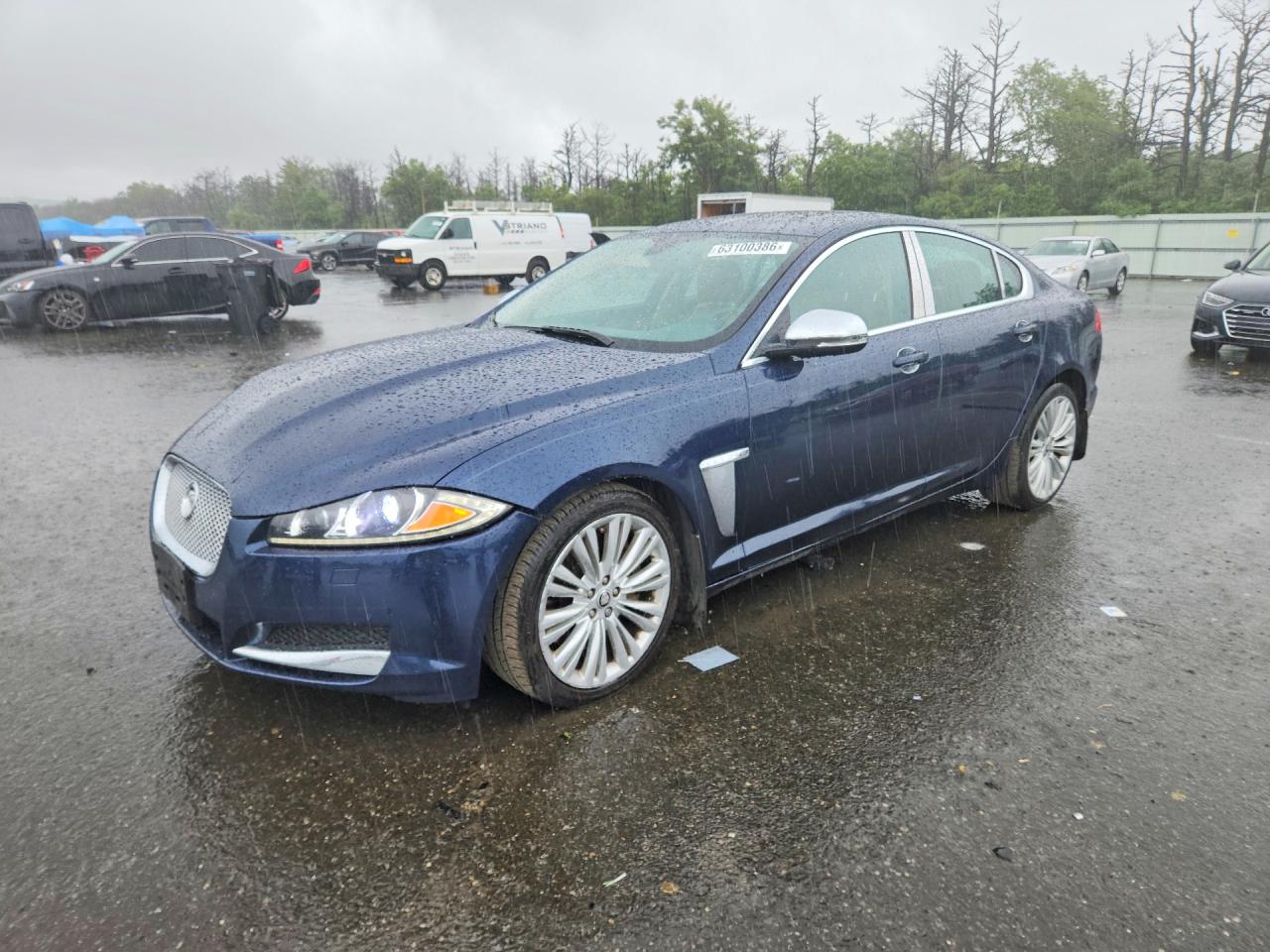 2012 Jaguar Xf Portfolio Blue vin: SAJWA0HB9CLS40181