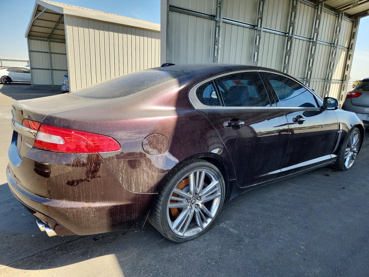 2011 Jaguar Xf Supercharged Burgundy vin: SAJWA0HE0BMR87302