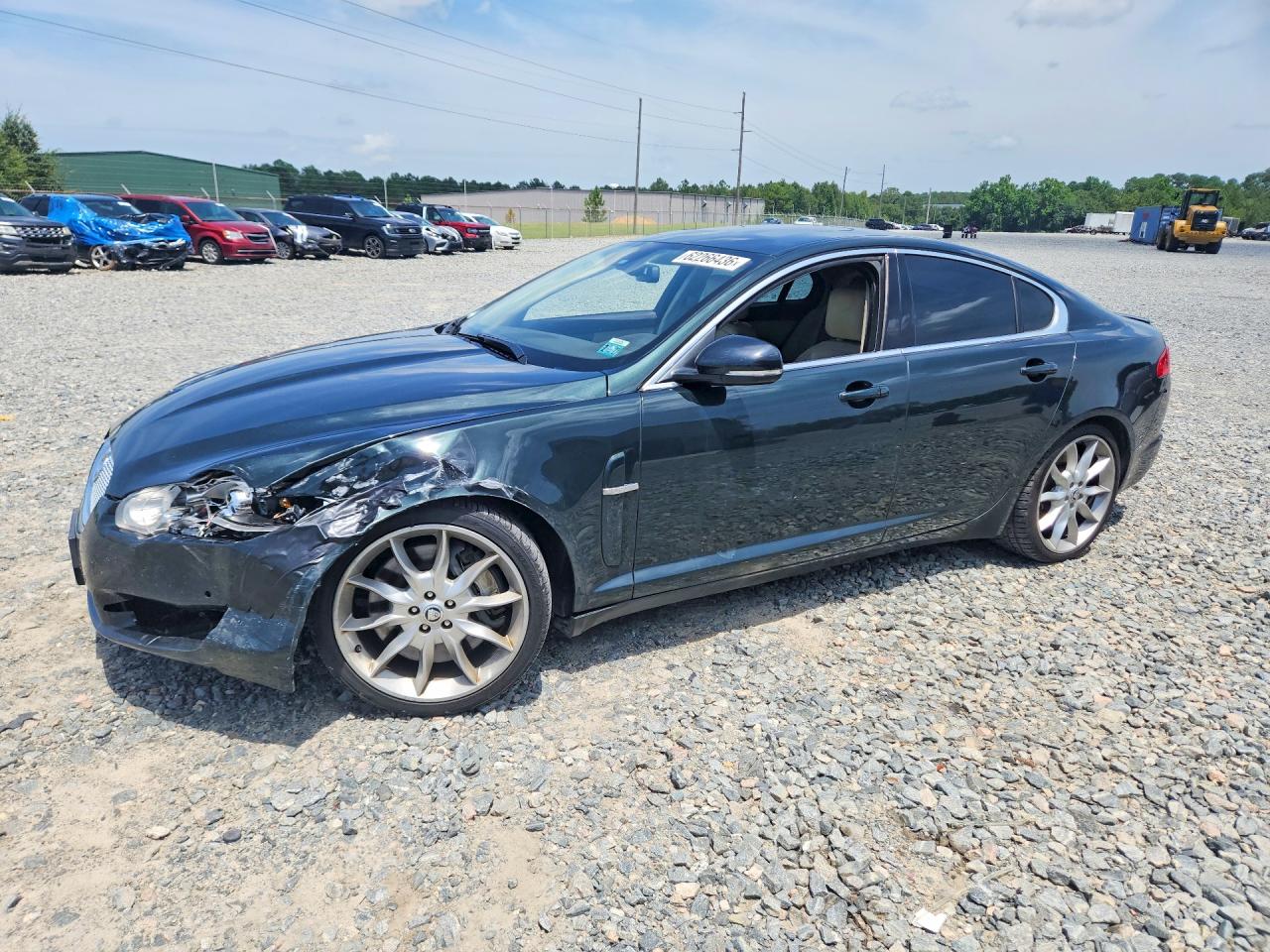 2011 Jaguar Xf Supercharged Зеленый vin: SAJWA0HE3BMS01749