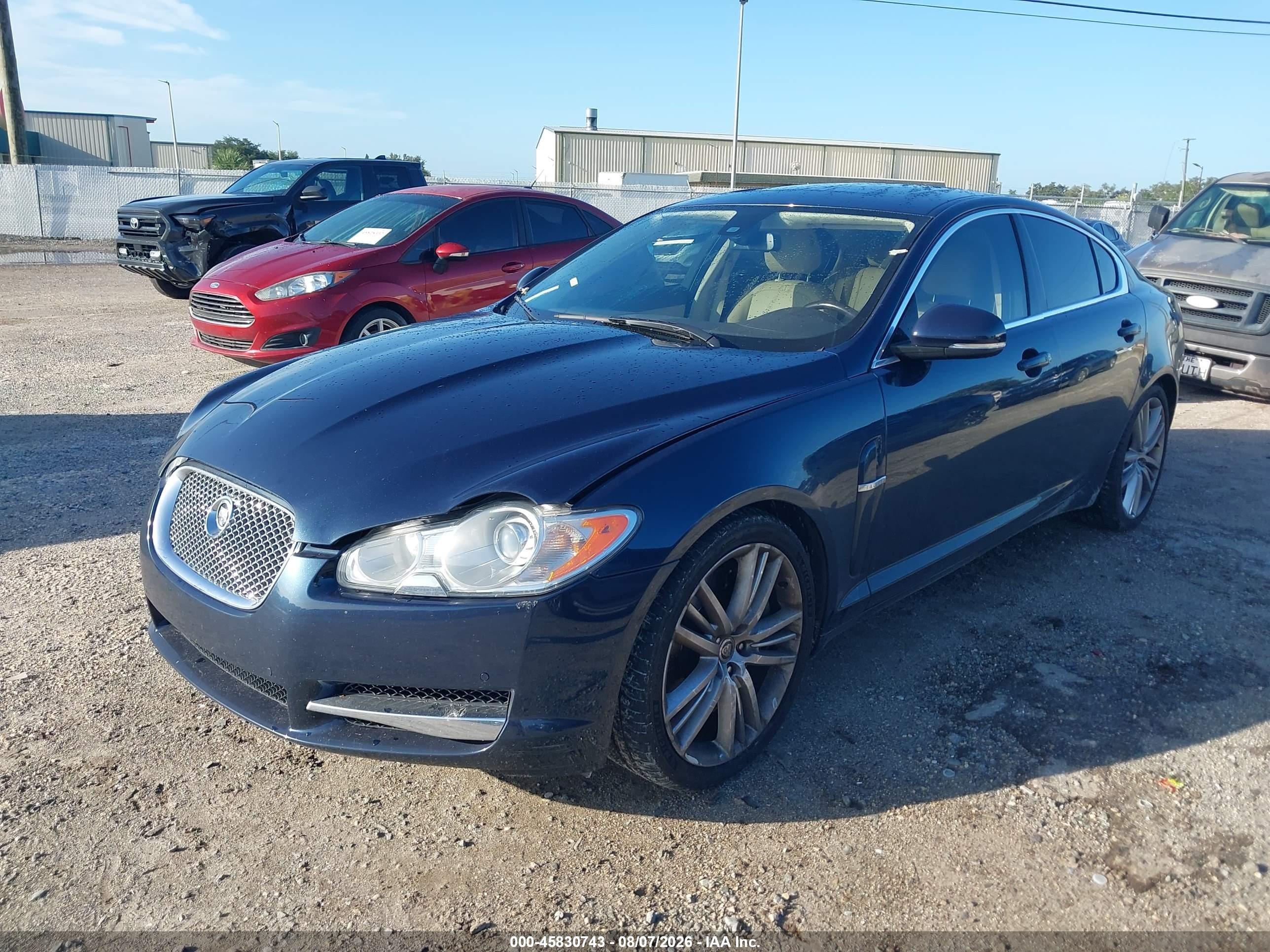 2010 Jaguar Xf Supercharged Dark Blue vin: SAJWA0HE8AMR61819