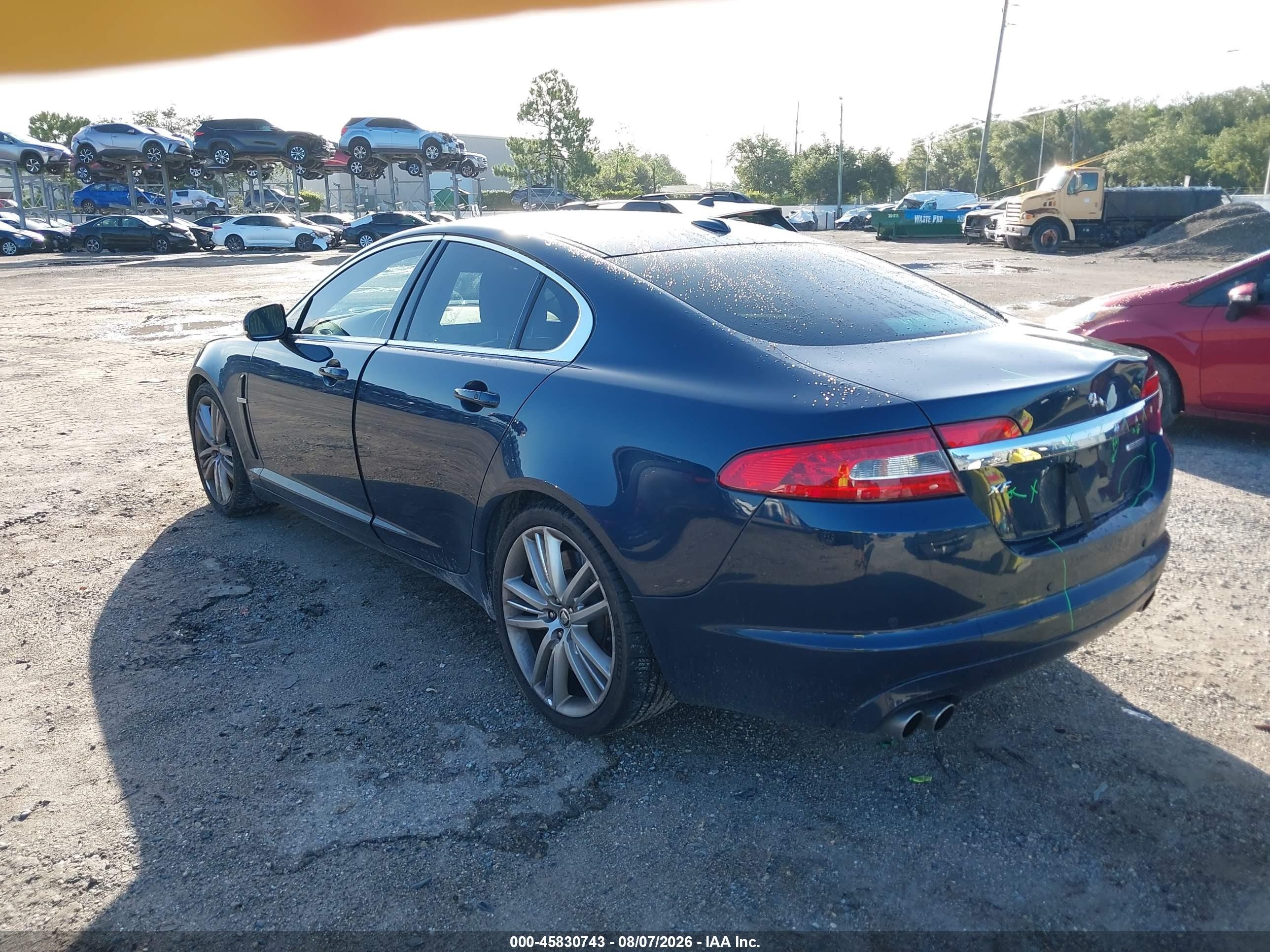2010 Jaguar Xf Supercharged Dark Blue vin: SAJWA0HE8AMR61819