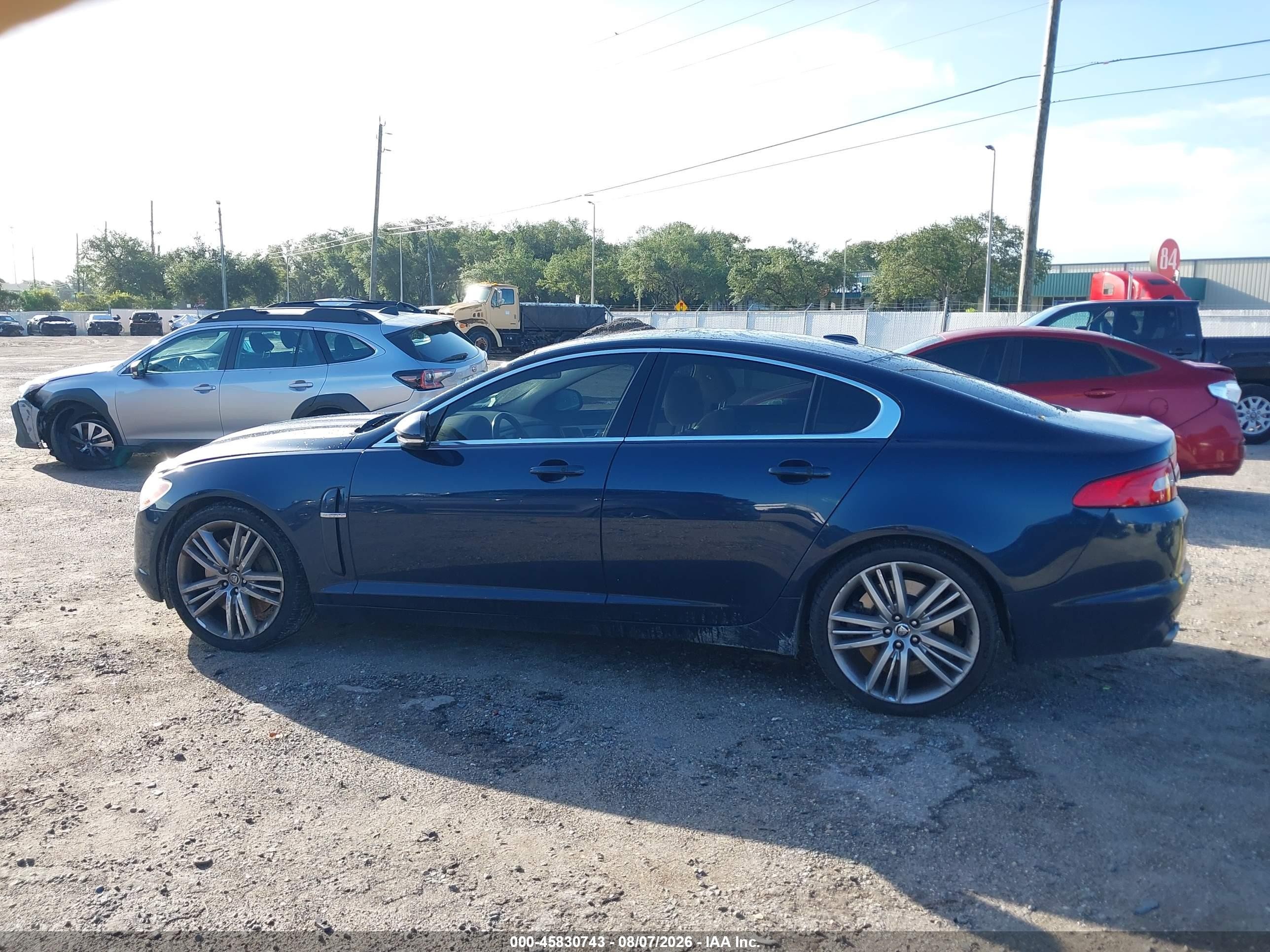 2010 Jaguar Xf Supercharged Dark Blue vin: SAJWA0HE8AMR61819