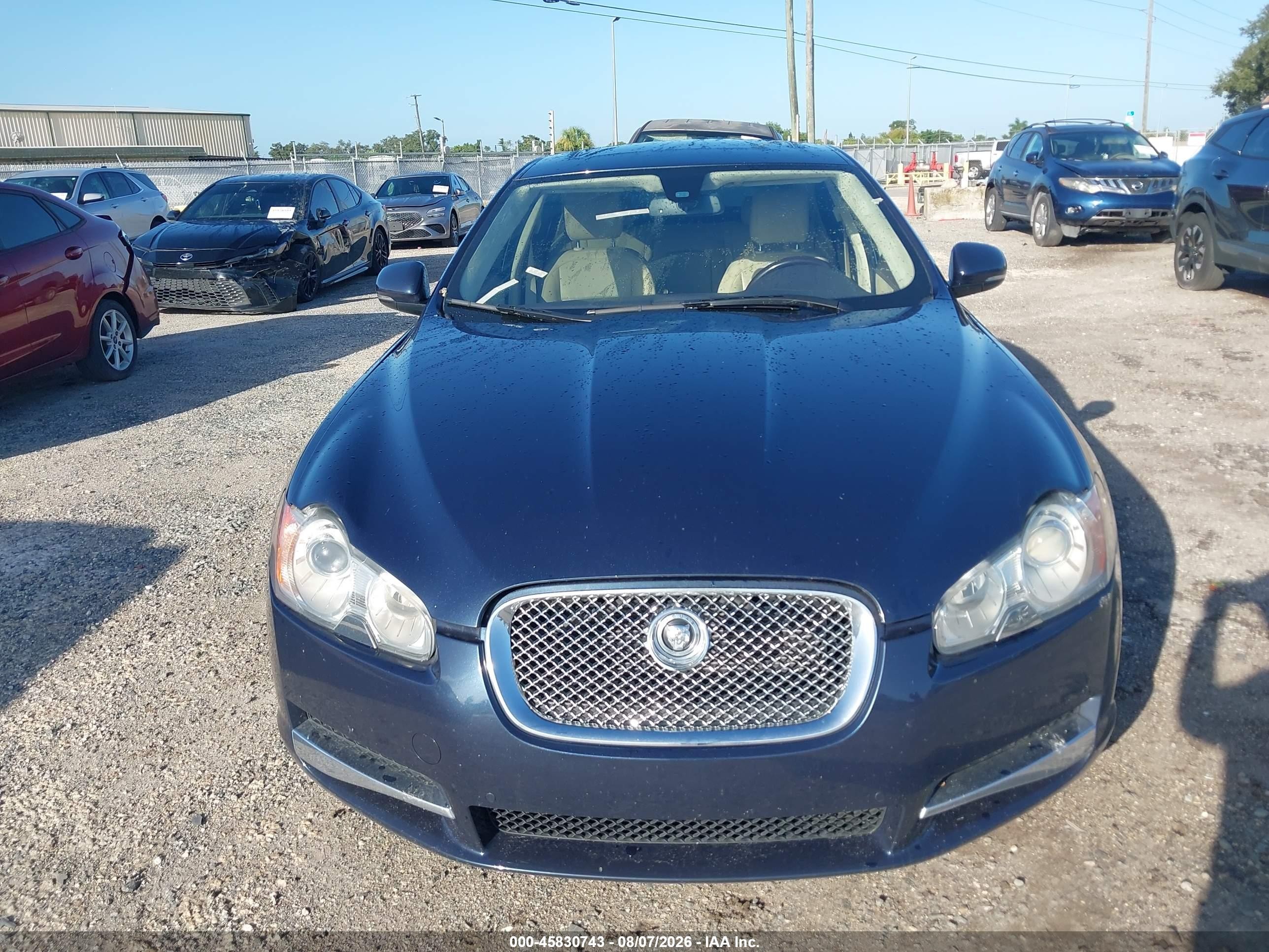 2010 Jaguar Xf Supercharged Dark Blue vin: SAJWA0HE8AMR61819