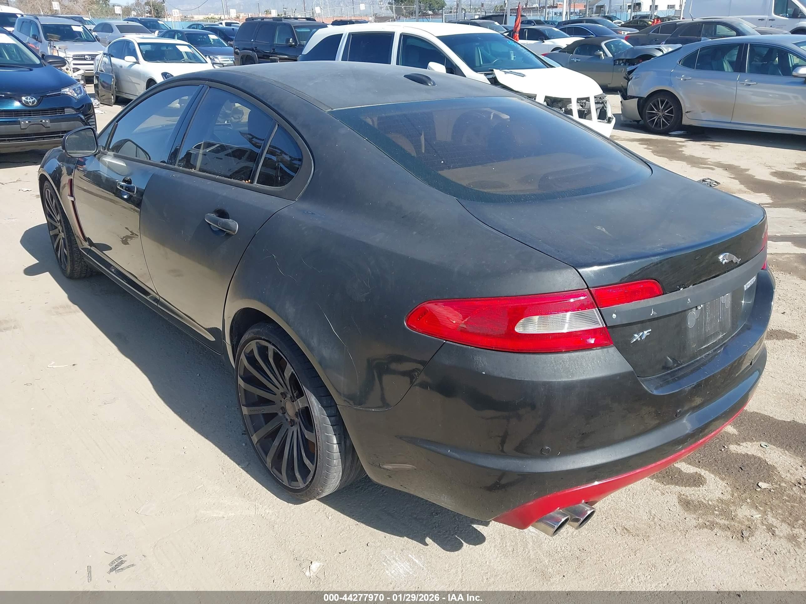 2010 Jaguar Xf Supercharged Black vin: SAJWA0HEXAMR77665