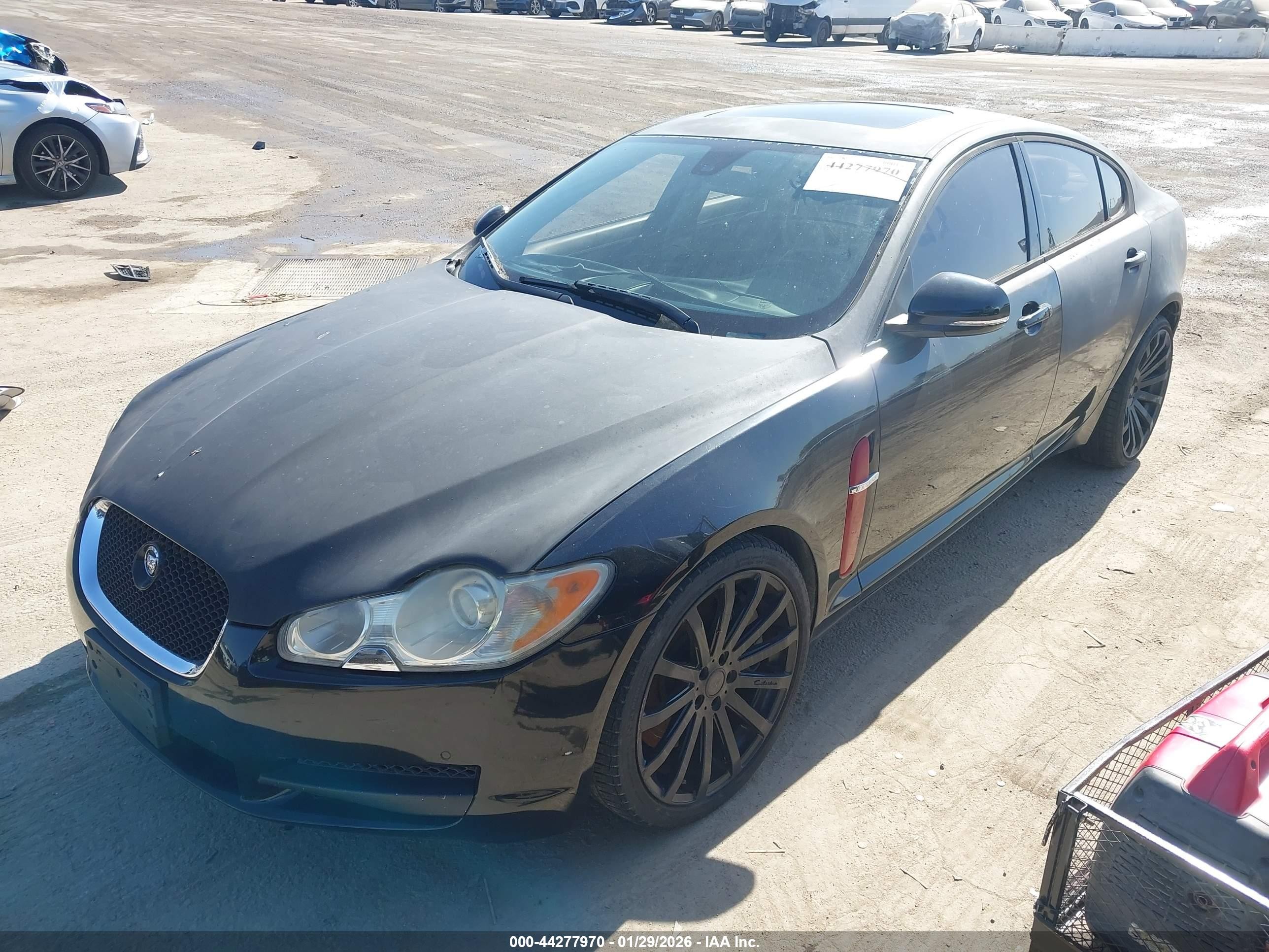 2010 Jaguar Xf Supercharged Black vin: SAJWA0HEXAMR77665
