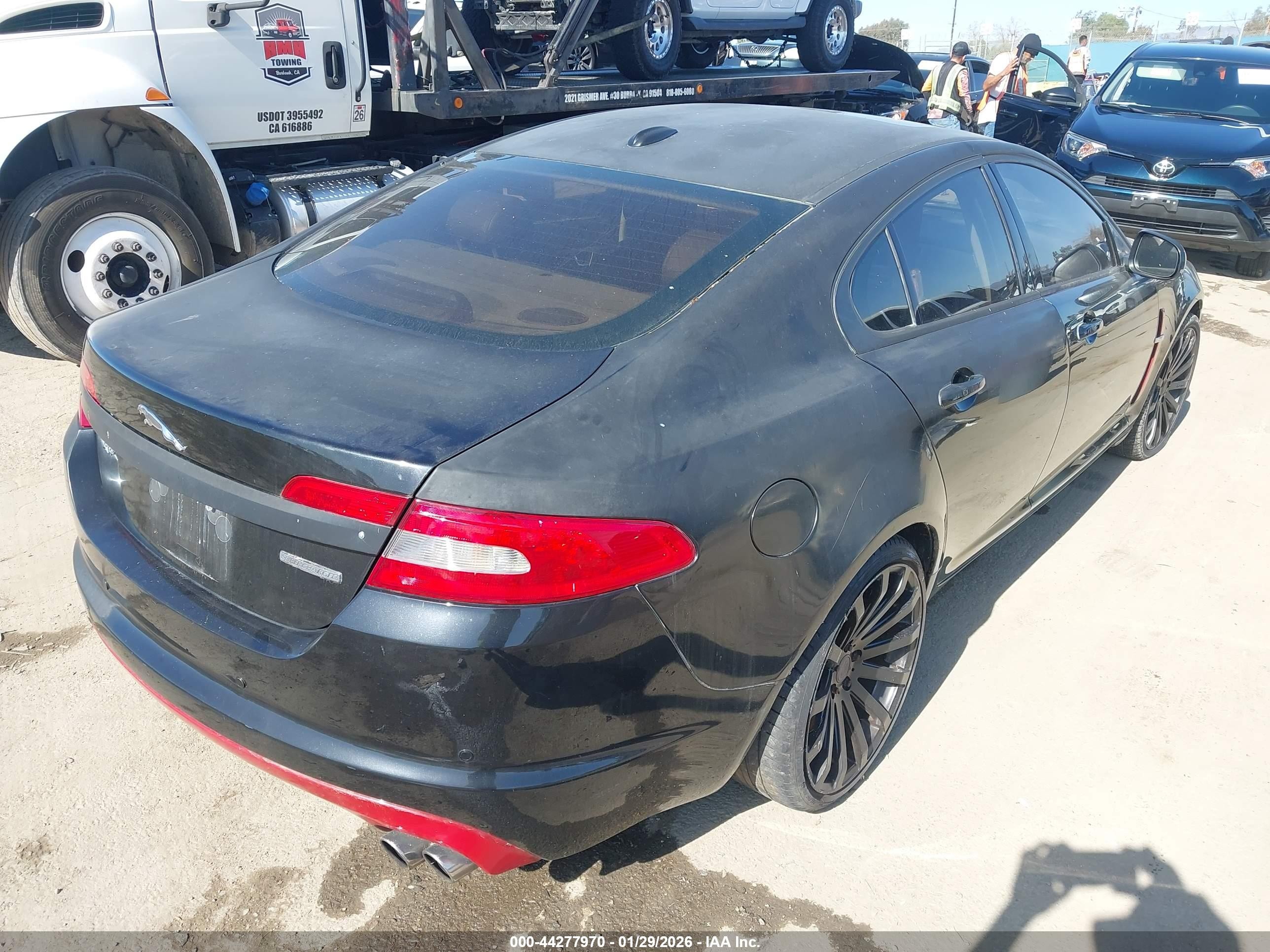 2010 Jaguar Xf Supercharged Black vin: SAJWA0HEXAMR77665